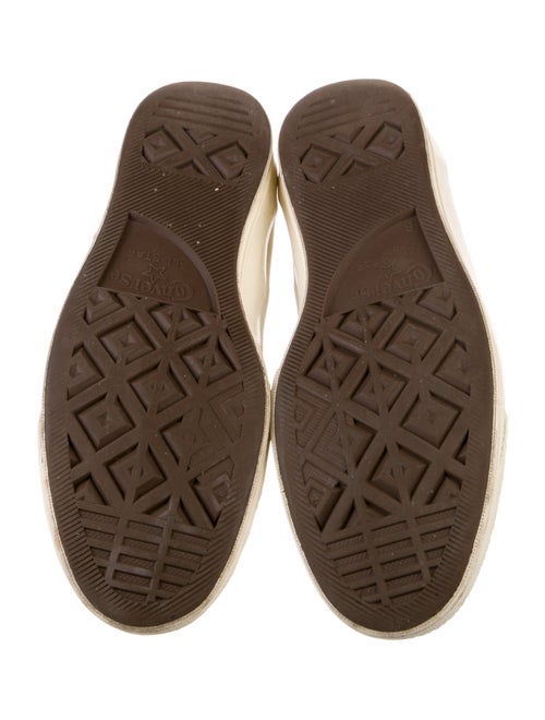 Comme des Garçons Canvas Graphic Print Sneakers