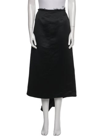 Comme des Garçons Wool Midi Length Skirt