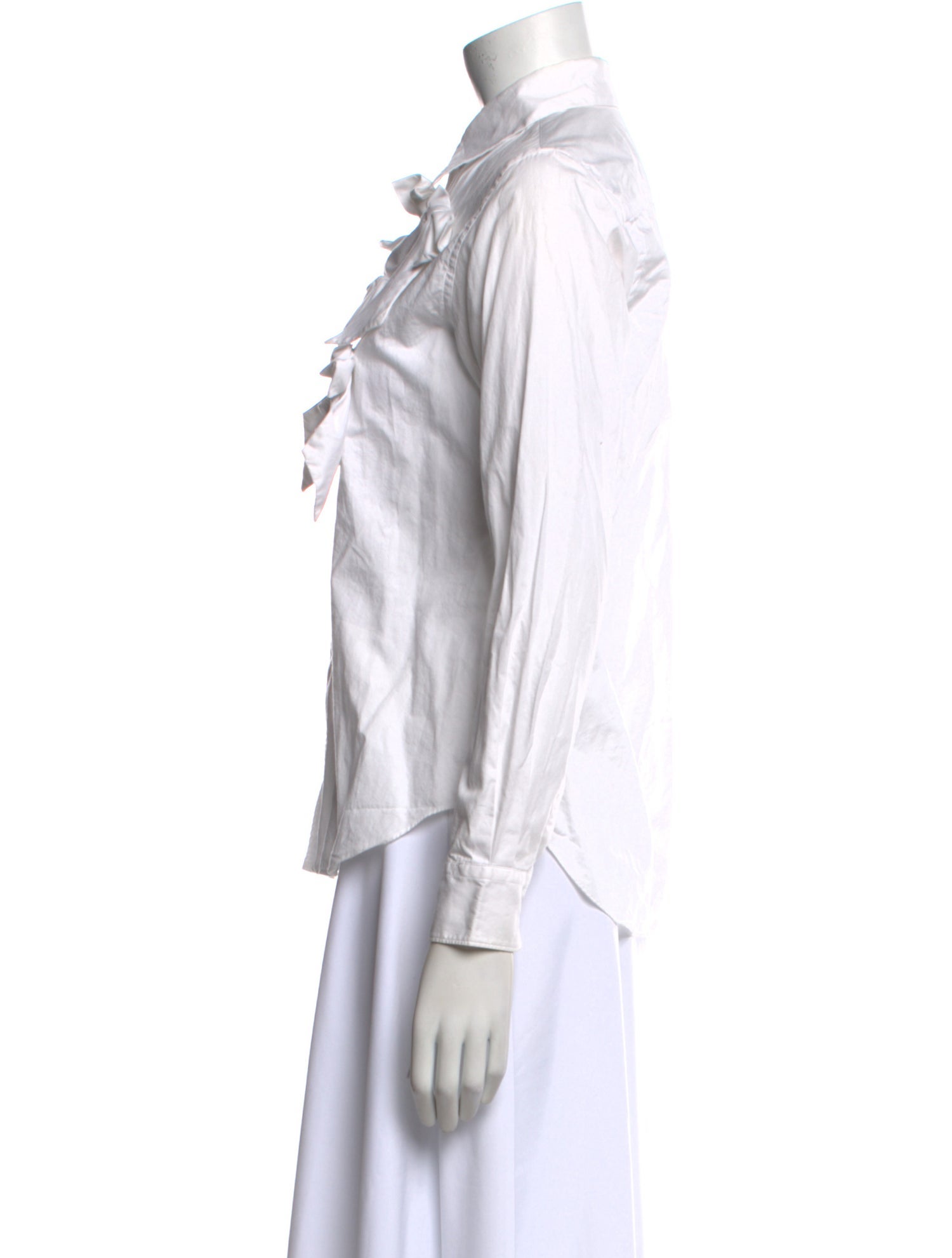 Comme des Garçons Long Sleeve Button-Up Top