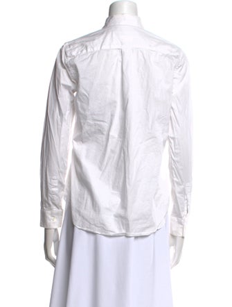 Comme des Garçons Long Sleeve Button-Up Top