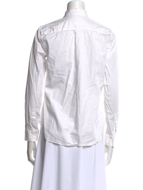 Comme des Garçons Long Sleeve Button-Up Top