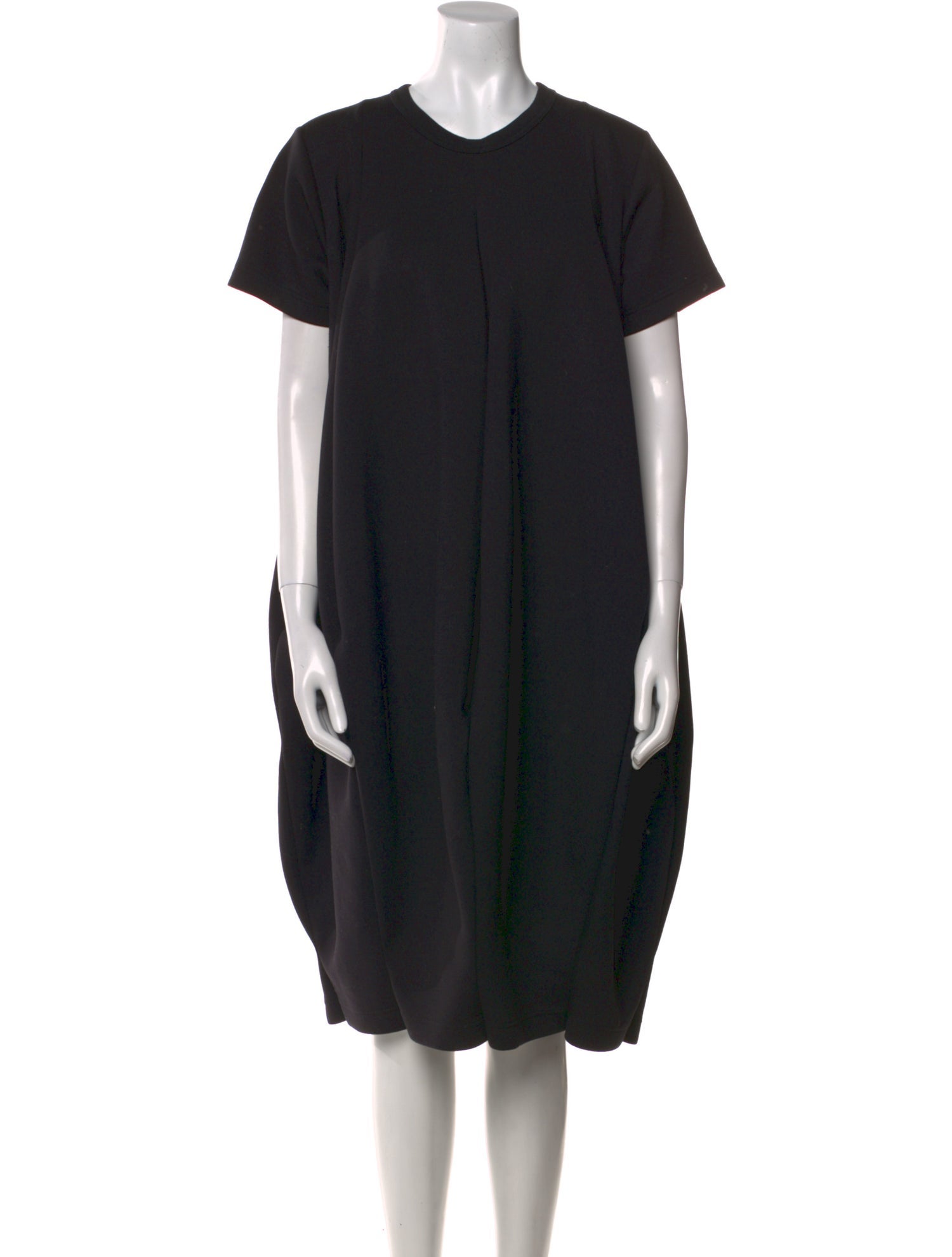 Comme des Garçons Crew Neck Midi Length Dress