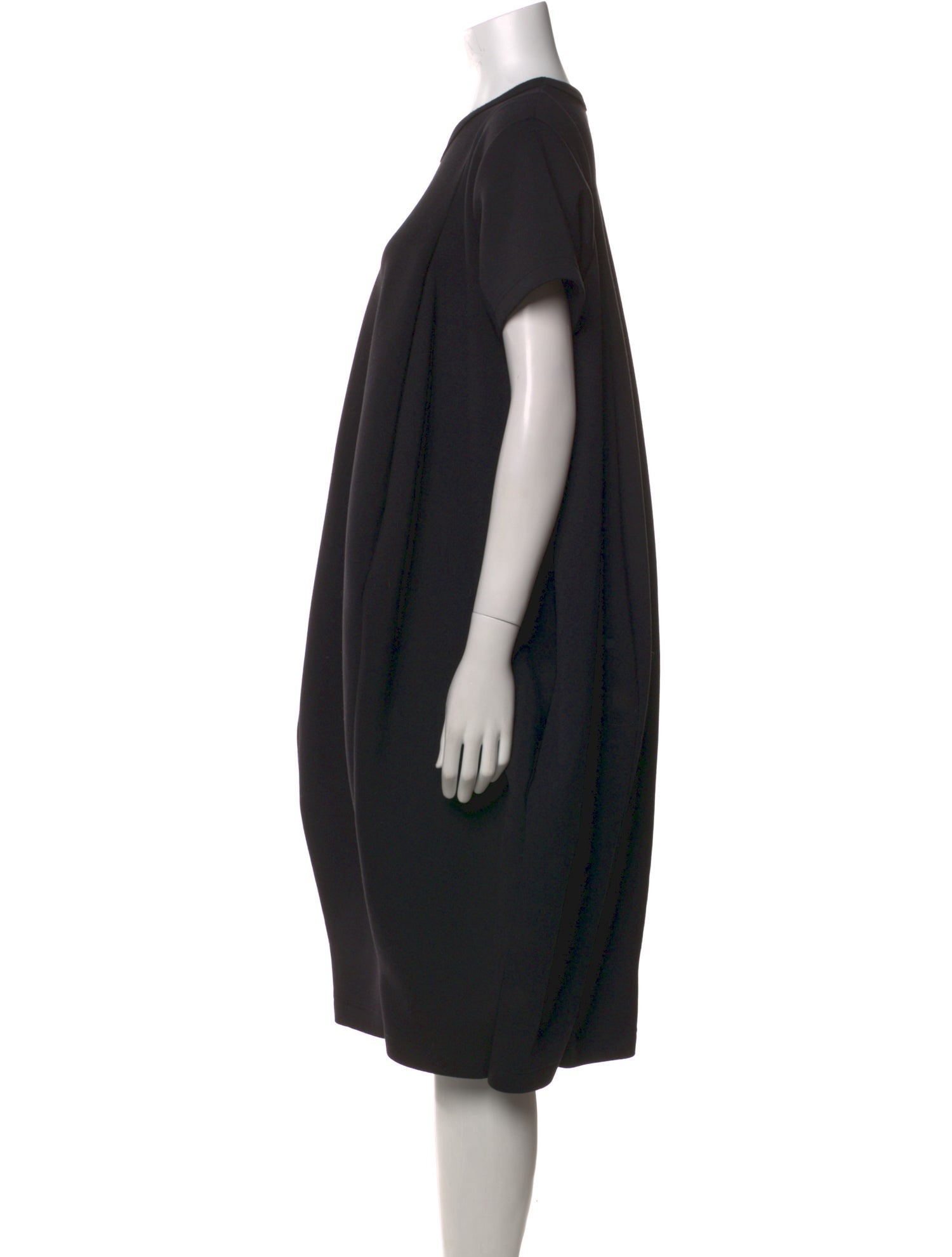 Comme des Garçons Crew Neck Midi Length Dress