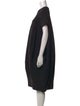 Comme des Garçons Crew Neck Midi Length Dress