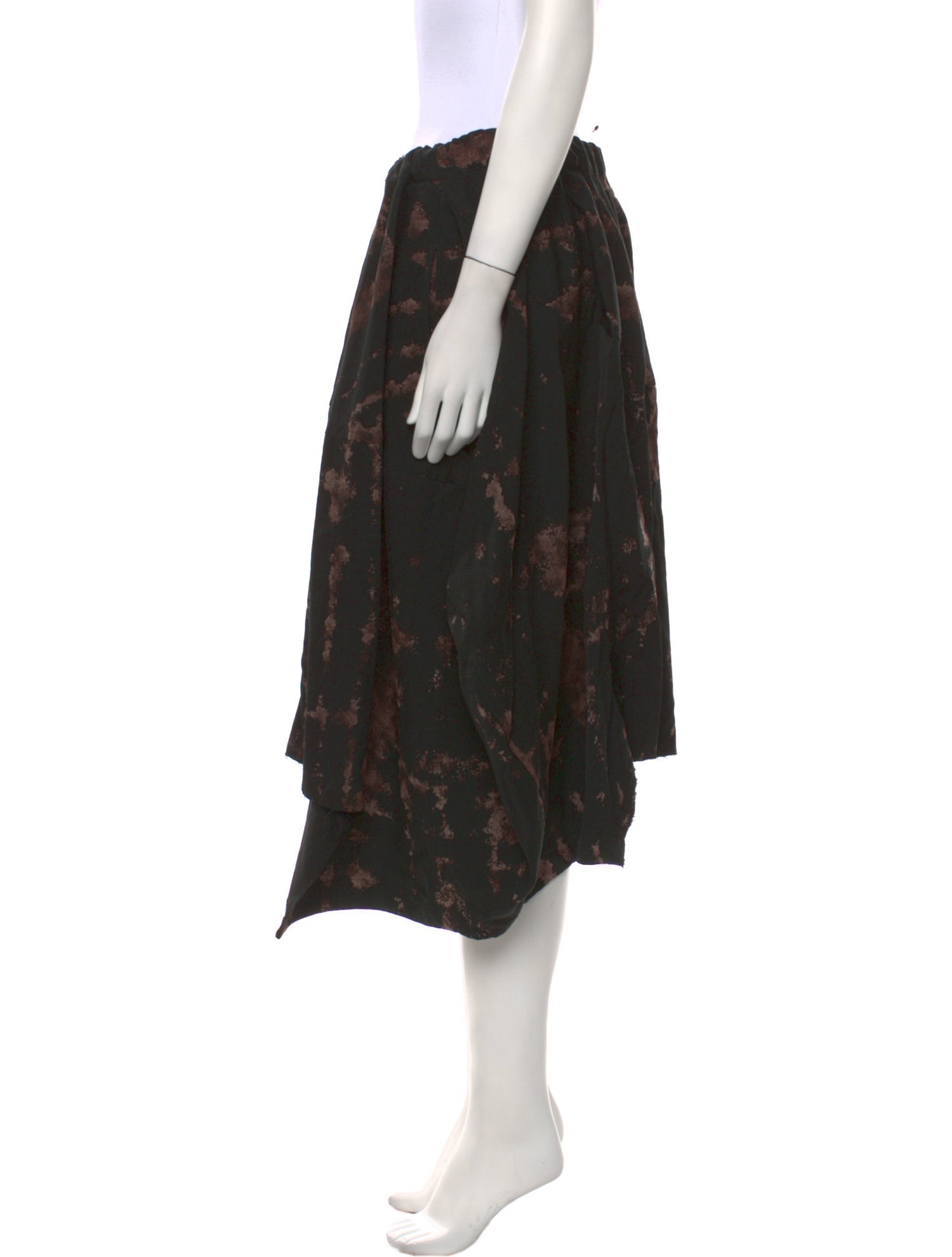 Comme des Garçons Wool Knee-Length Skirt