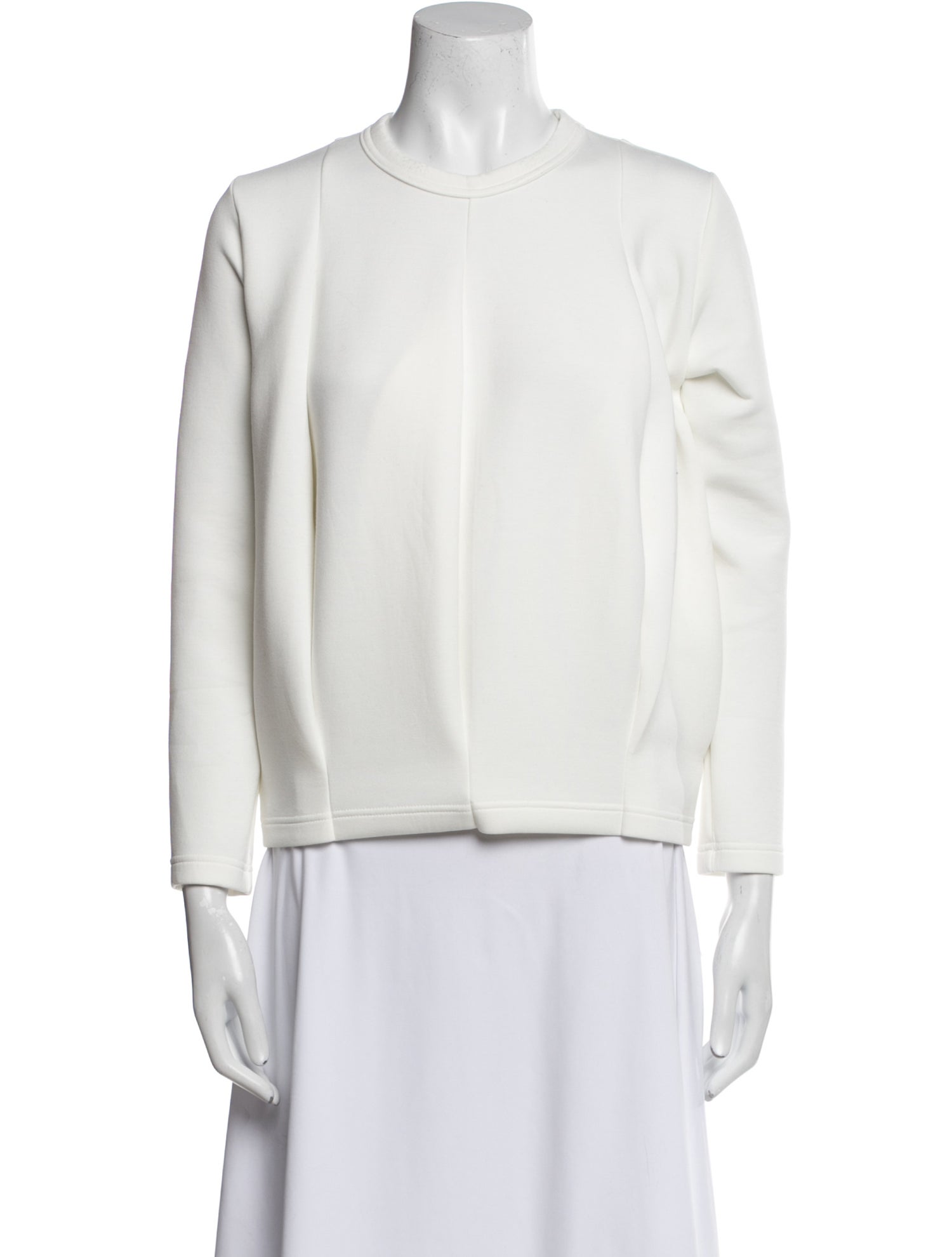 Comme des Garçons Crew Neck Three-Quarter Sleeve Sweatshirt