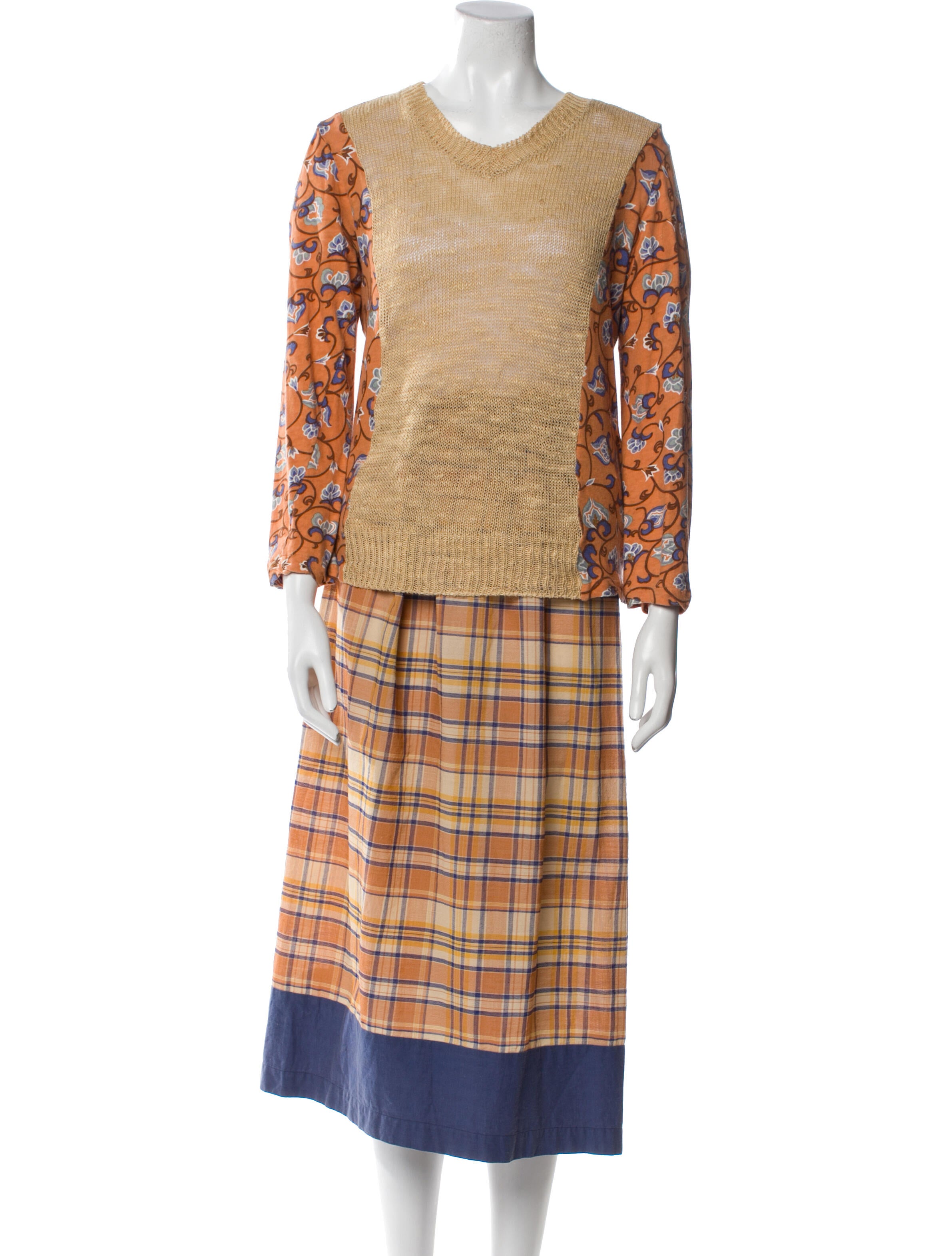 tricot COMME des GARÇONS Vintage 1998 Skirt Set