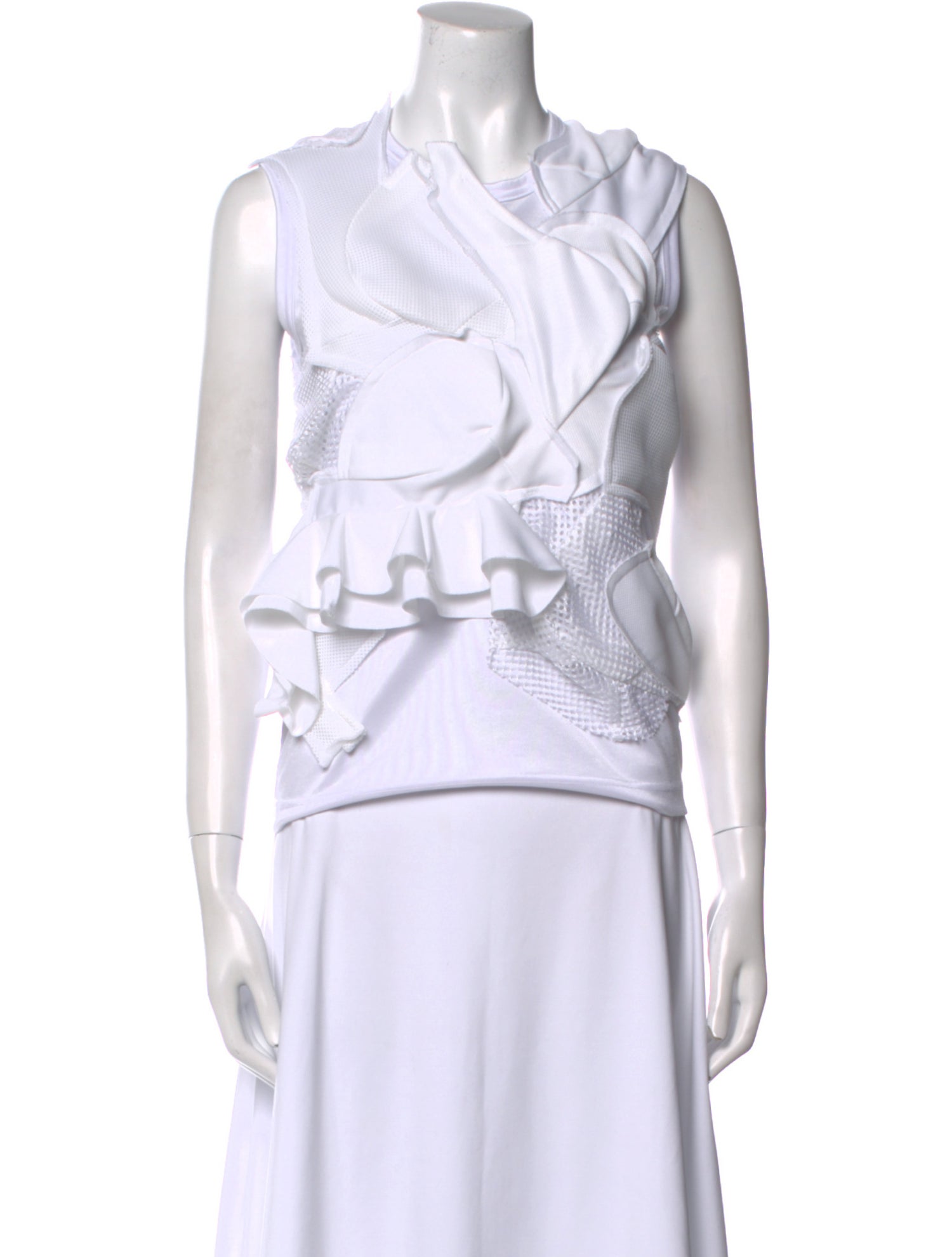 Comme des Garçons Crew Neck Sleeveless Top