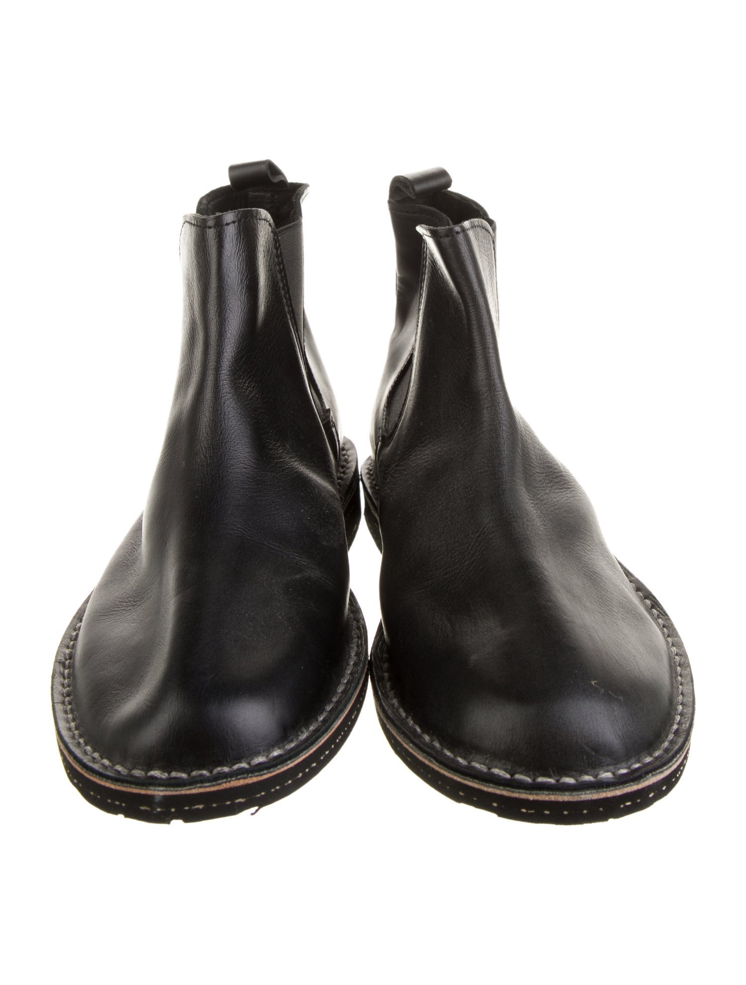 Comme des Garçons Leather Chelsea Boots - Black Boots, Shoes  display picture 3