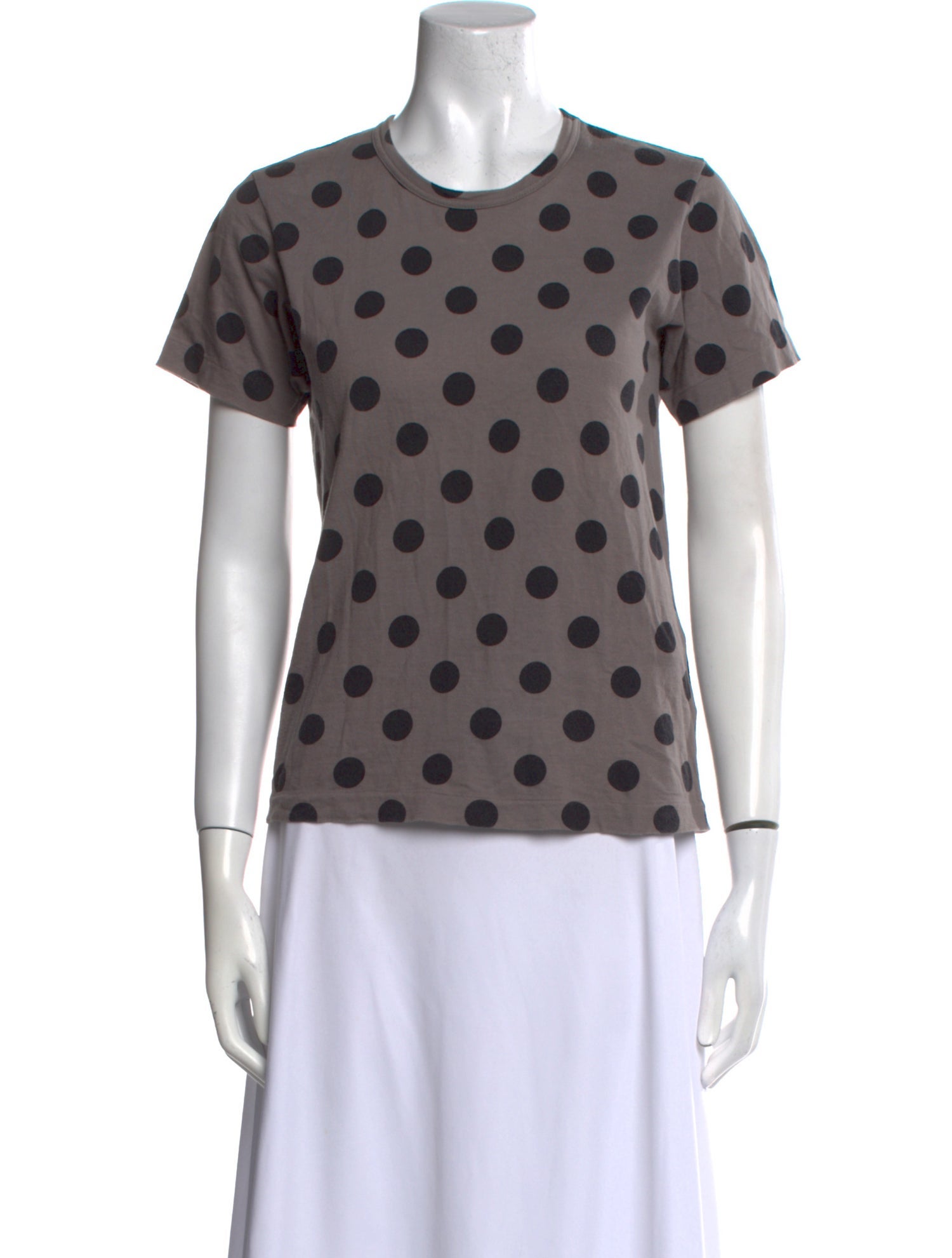 Comme des Garçons Comme des Garçons Polka Dot Print Crew Neck T-Shirt