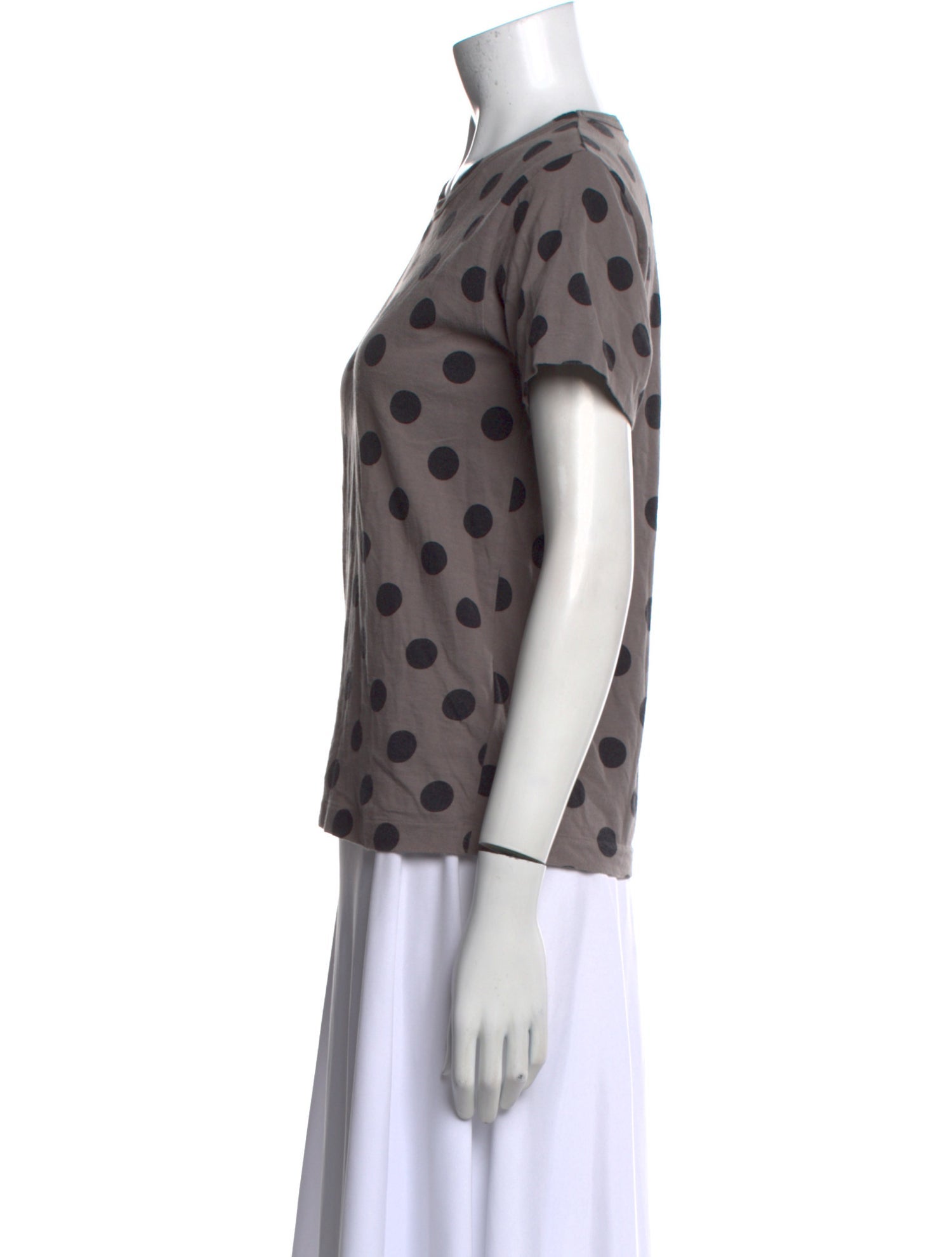 Comme des Garçons Comme des Garçons Polka Dot Print Crew Neck T-Shirt