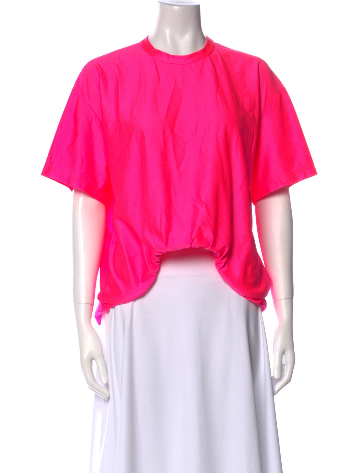 Comme des Garçons Crew Neck Short Sleeve Blouse