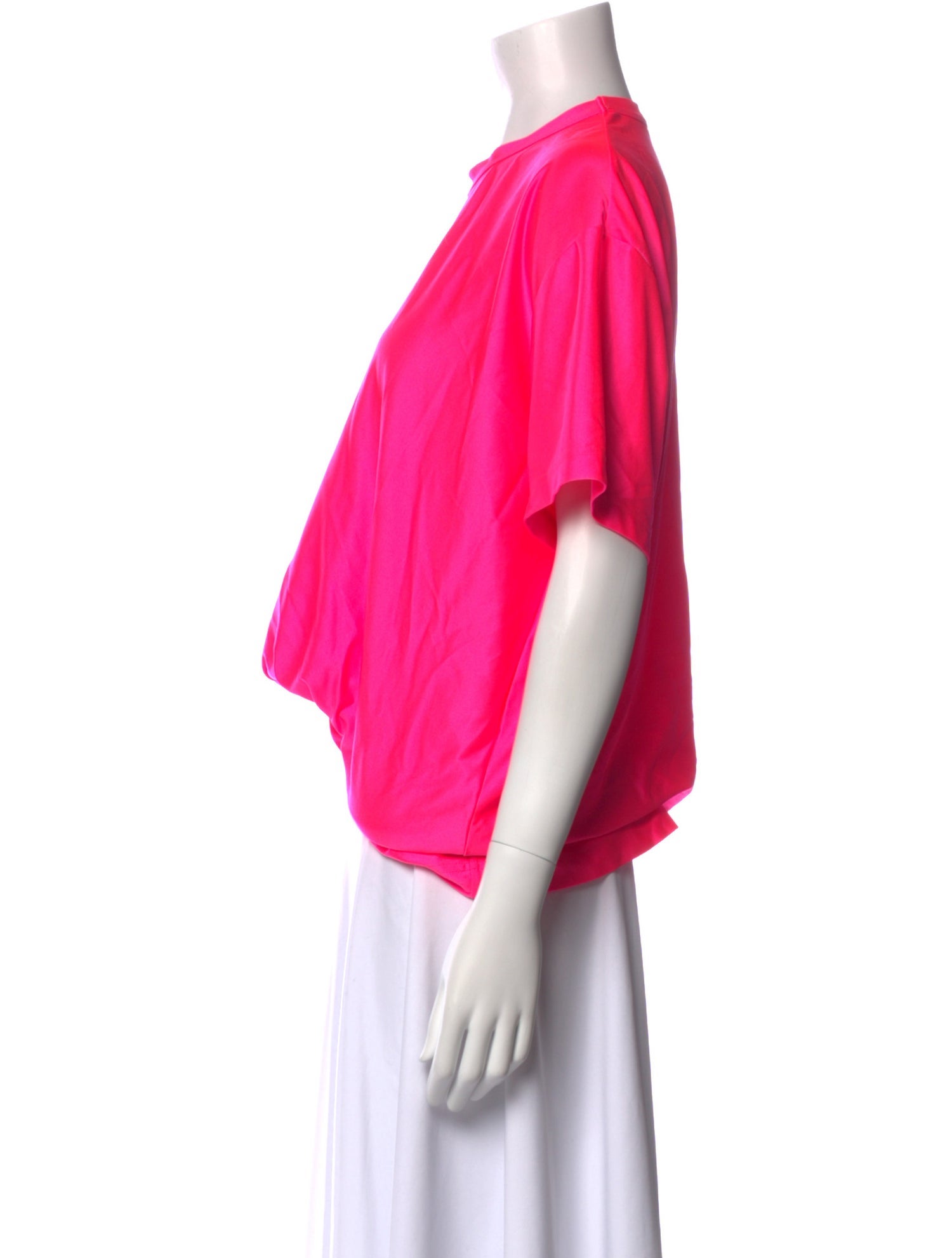 Comme des Garçons Crew Neck Short Sleeve Blouse