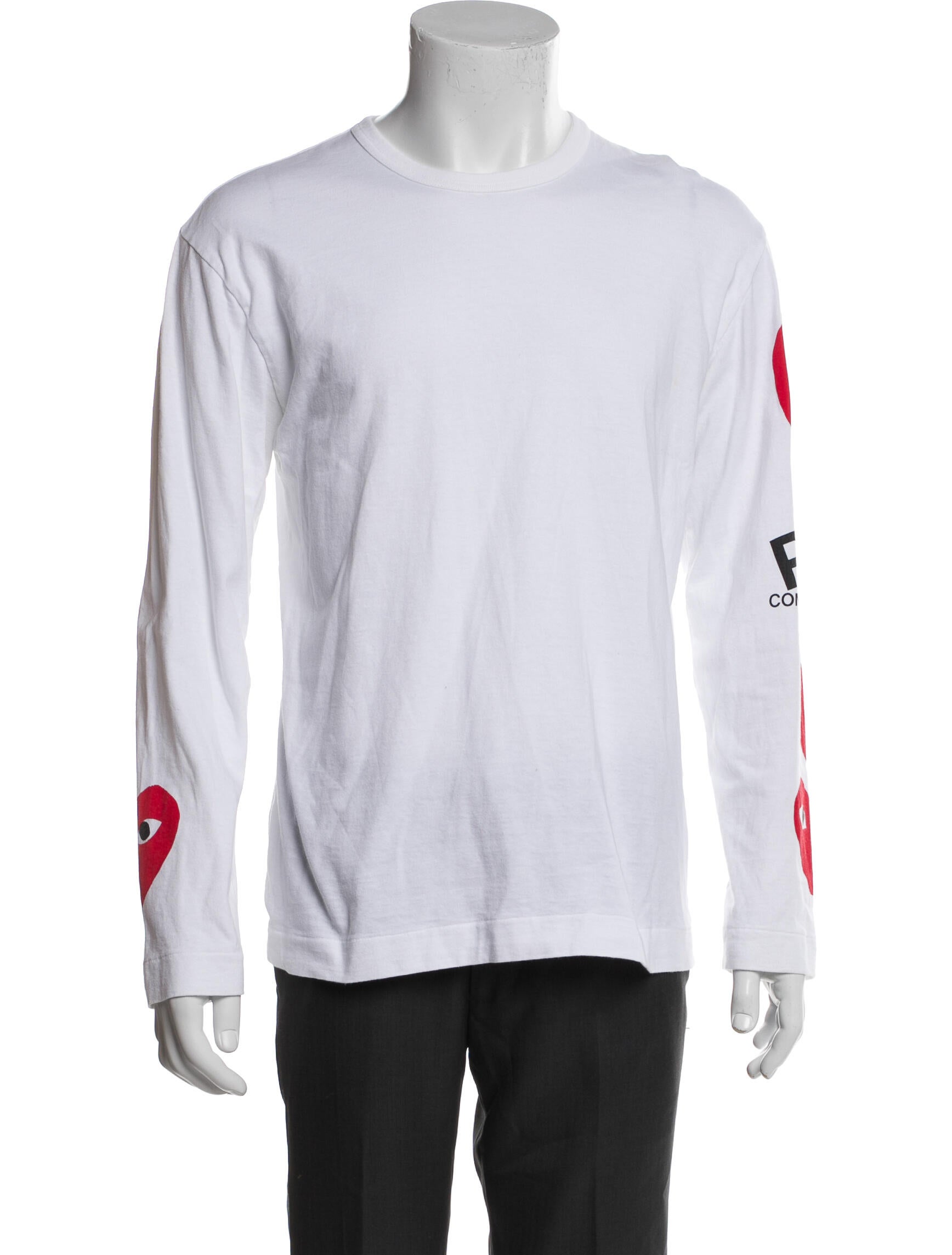 Comme des Garçons Play Graphic Print Long Sleeve Shirt