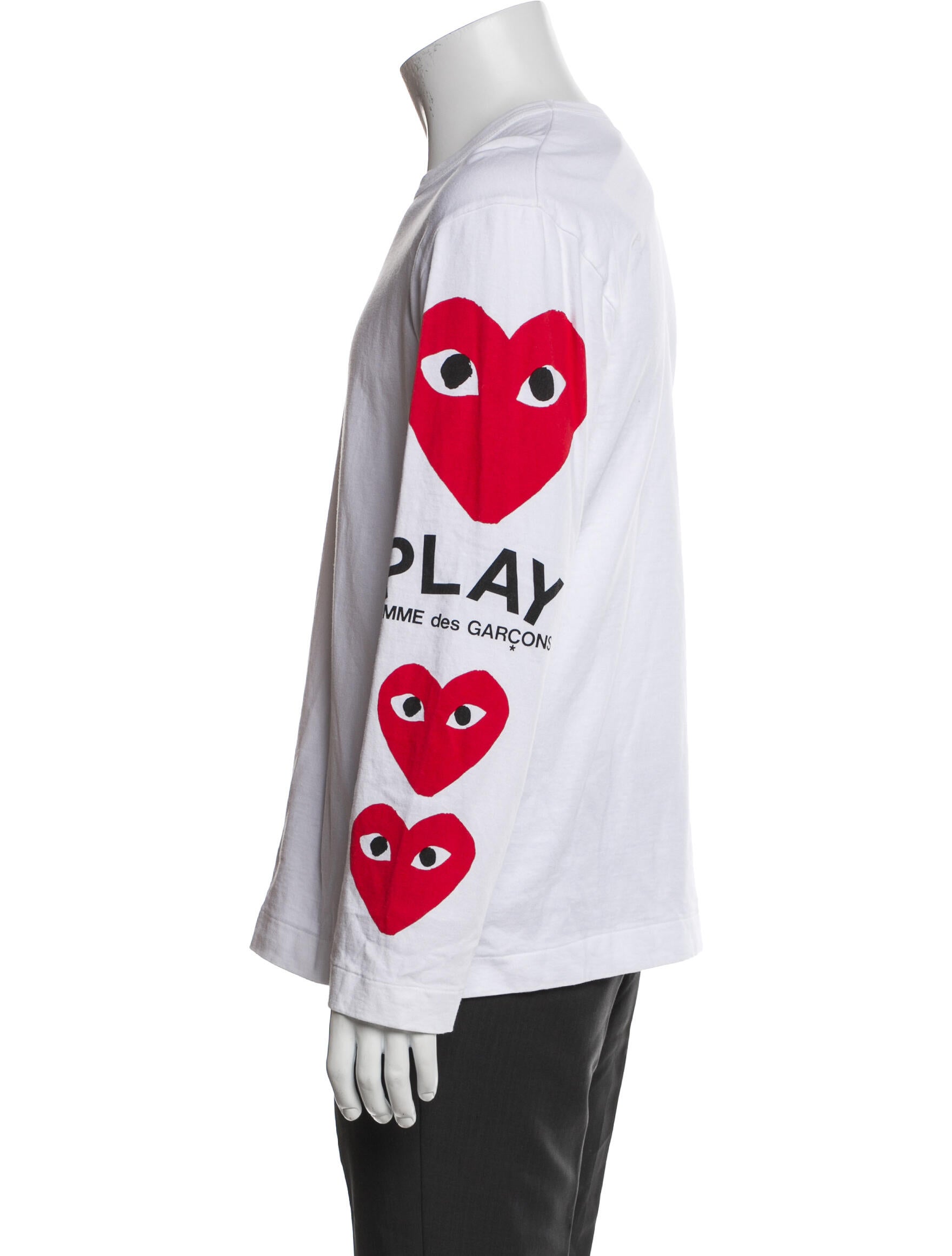 Comme des Garçons Play Graphic Print Long Sleeve Shirt
