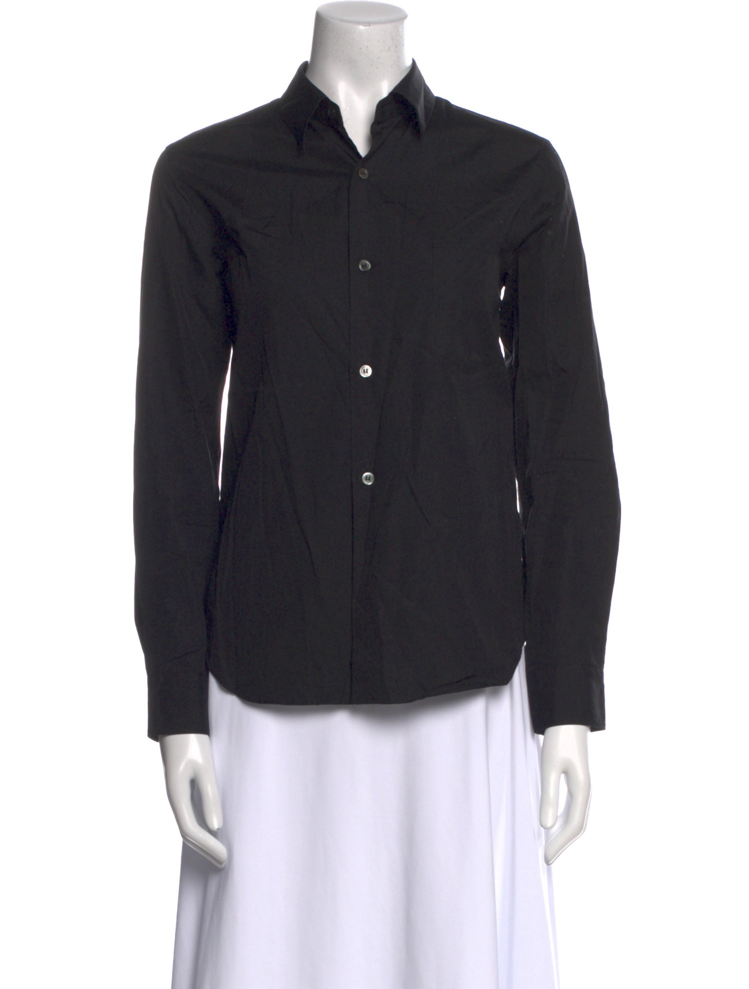 Comme des Garçons Comme des Garçons Long Sleeve Button-Up Top