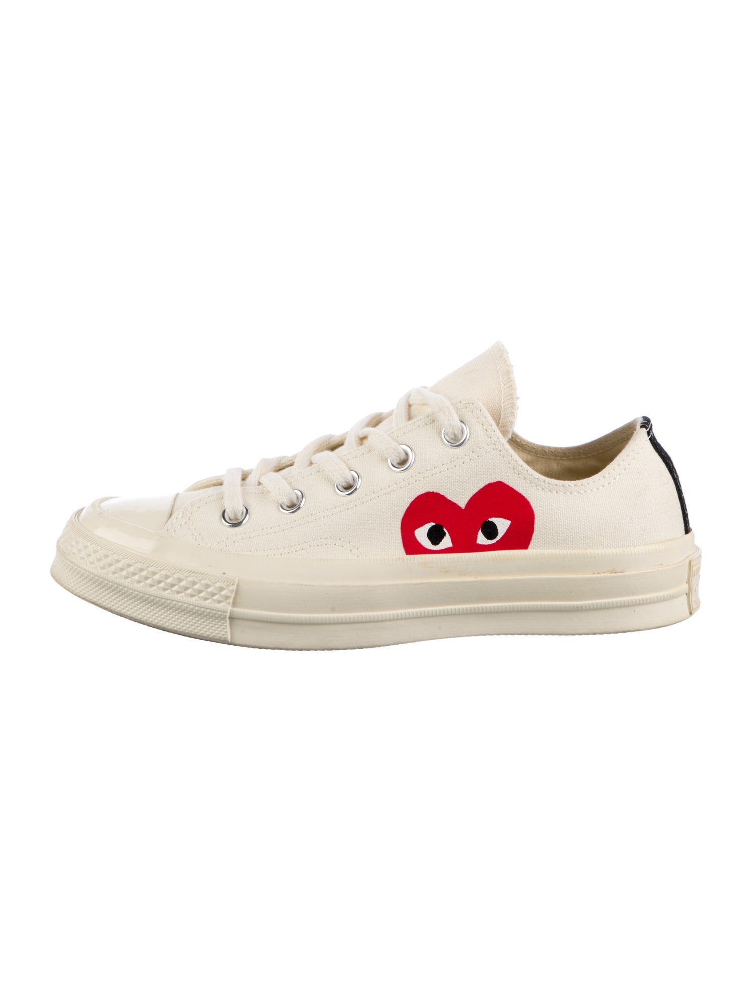 Comme des Garçons Play x Converse Canvas Printed Sneakers