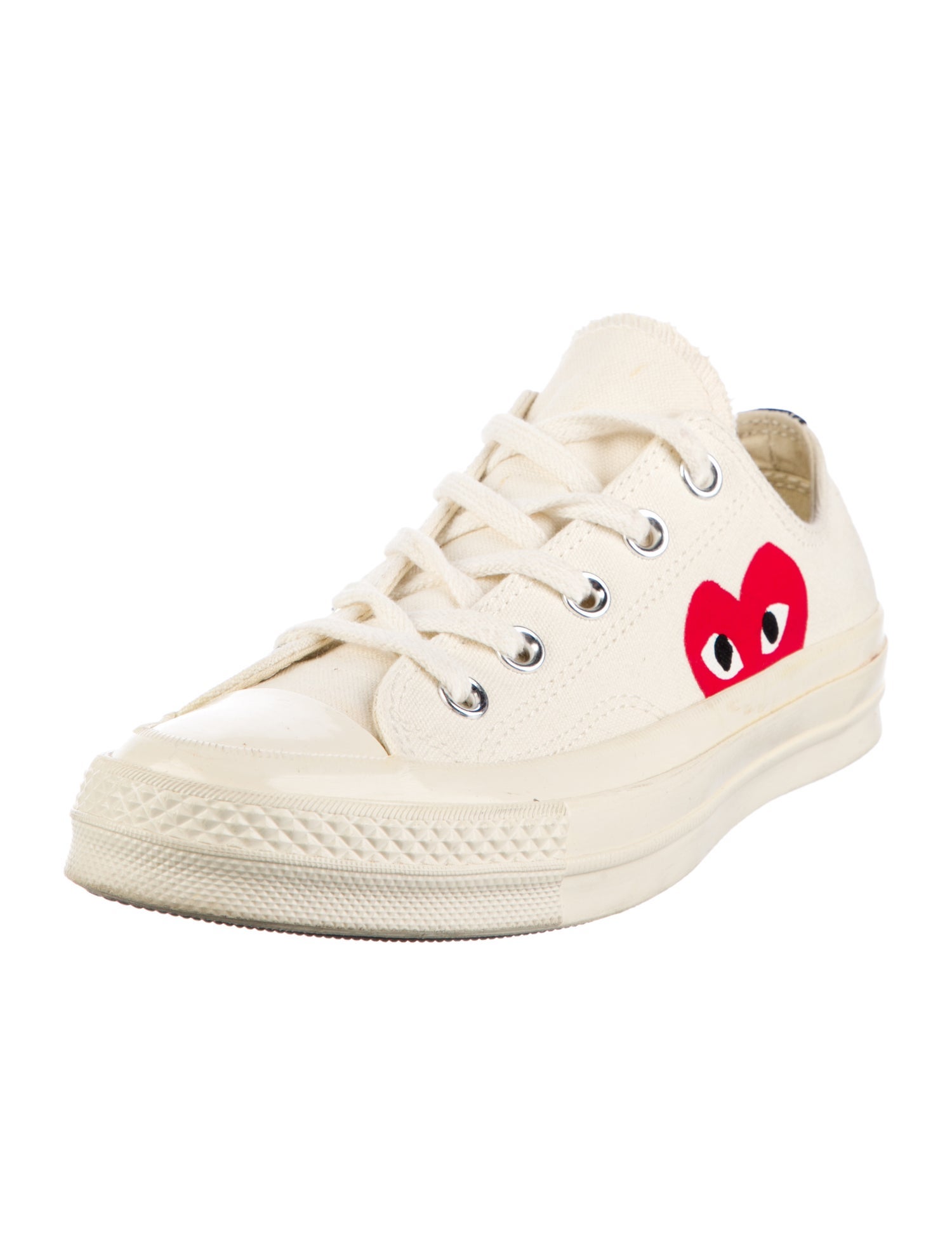 Comme des Garçons Play x Converse Canvas Printed Sneakers