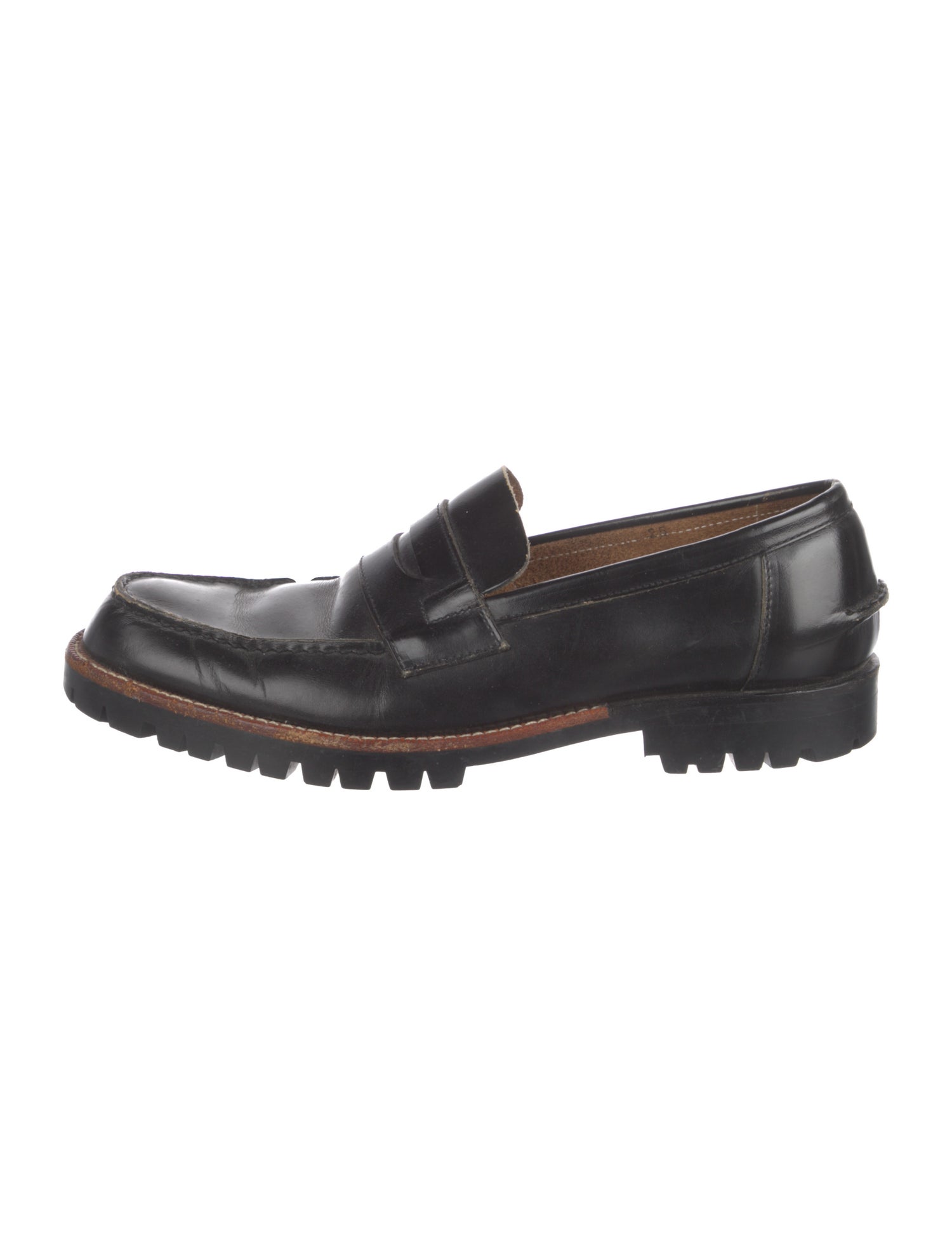 Comme des Garçons Leather Loafers