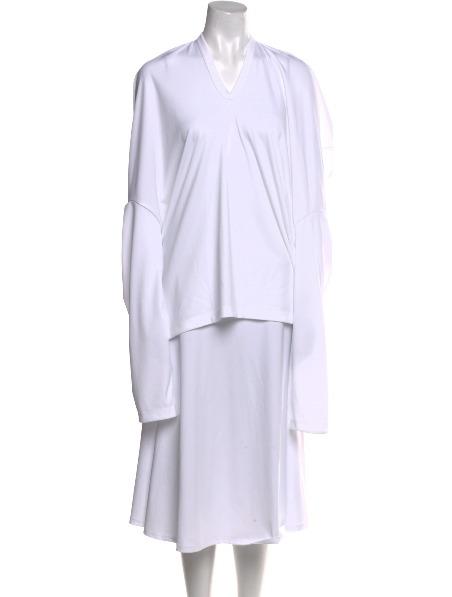 Comme des Garçons V-Neck Long Sleeve Tunic