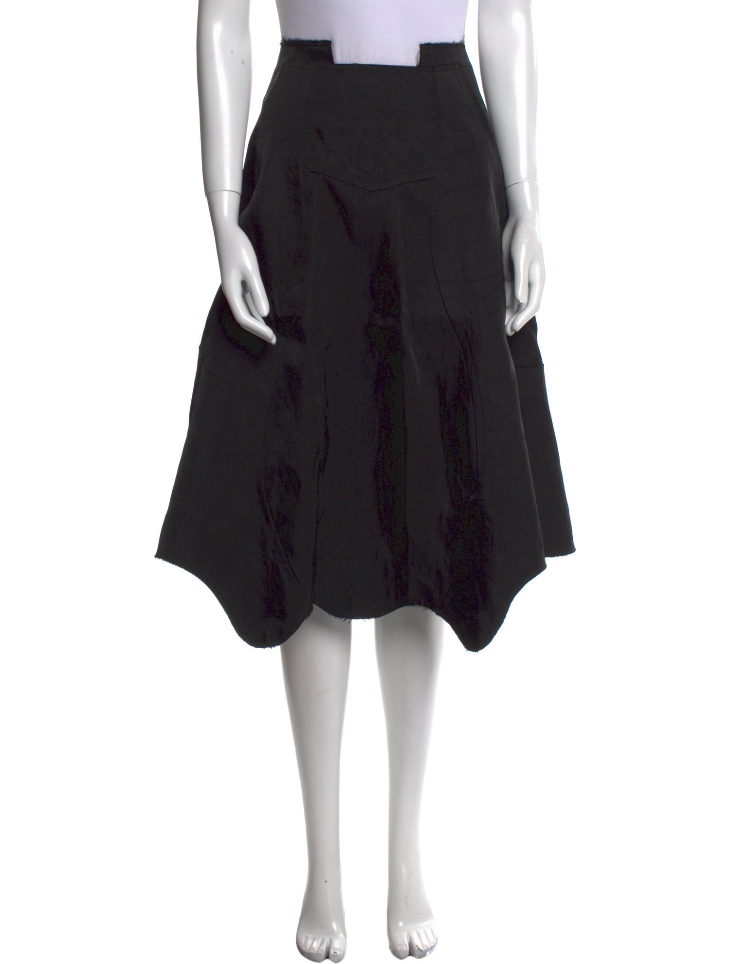 Comme des Garçons Nylon Knee-Length Skirt