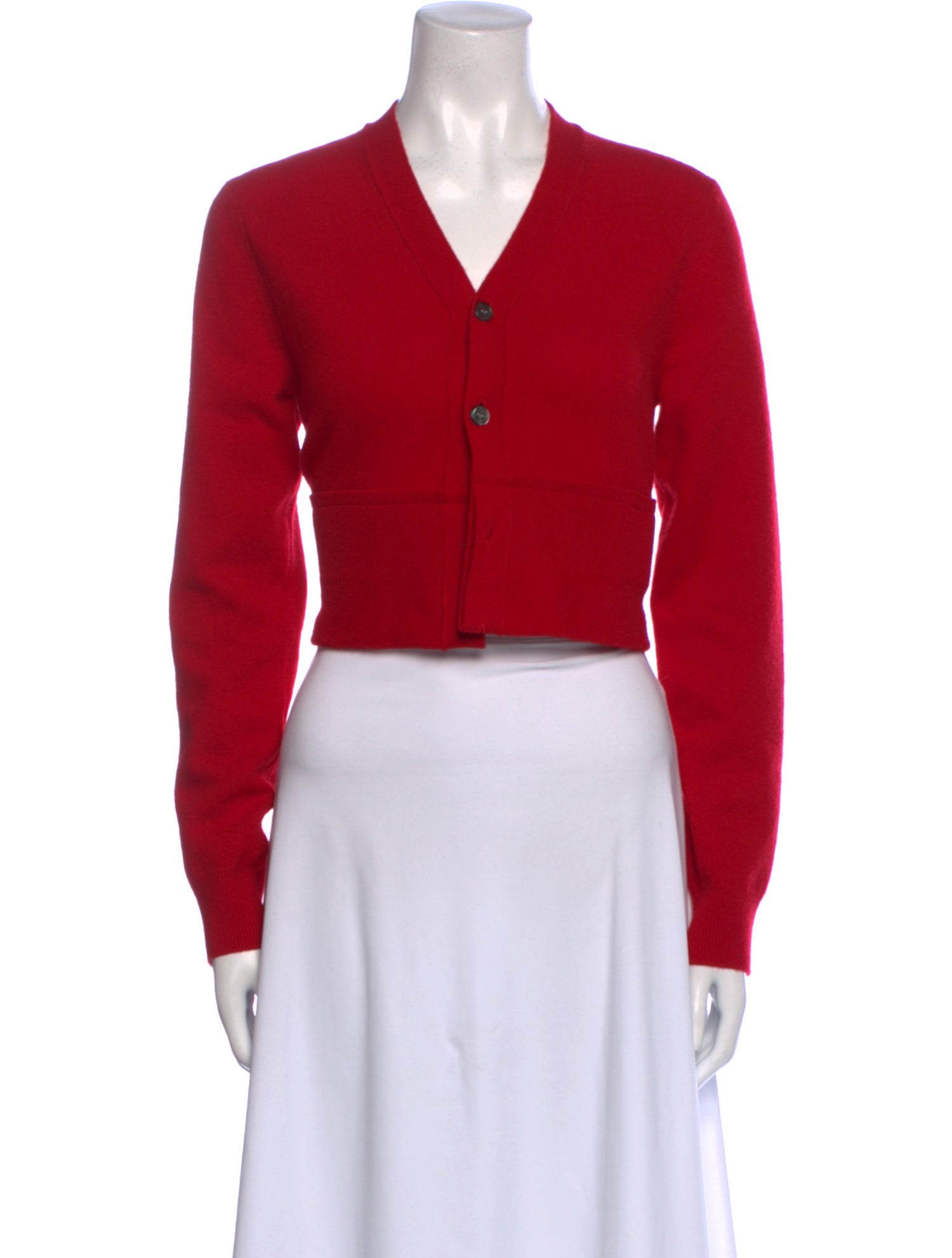 Comme des Garçons Comme des Garçons Wool V-Neck Sweater