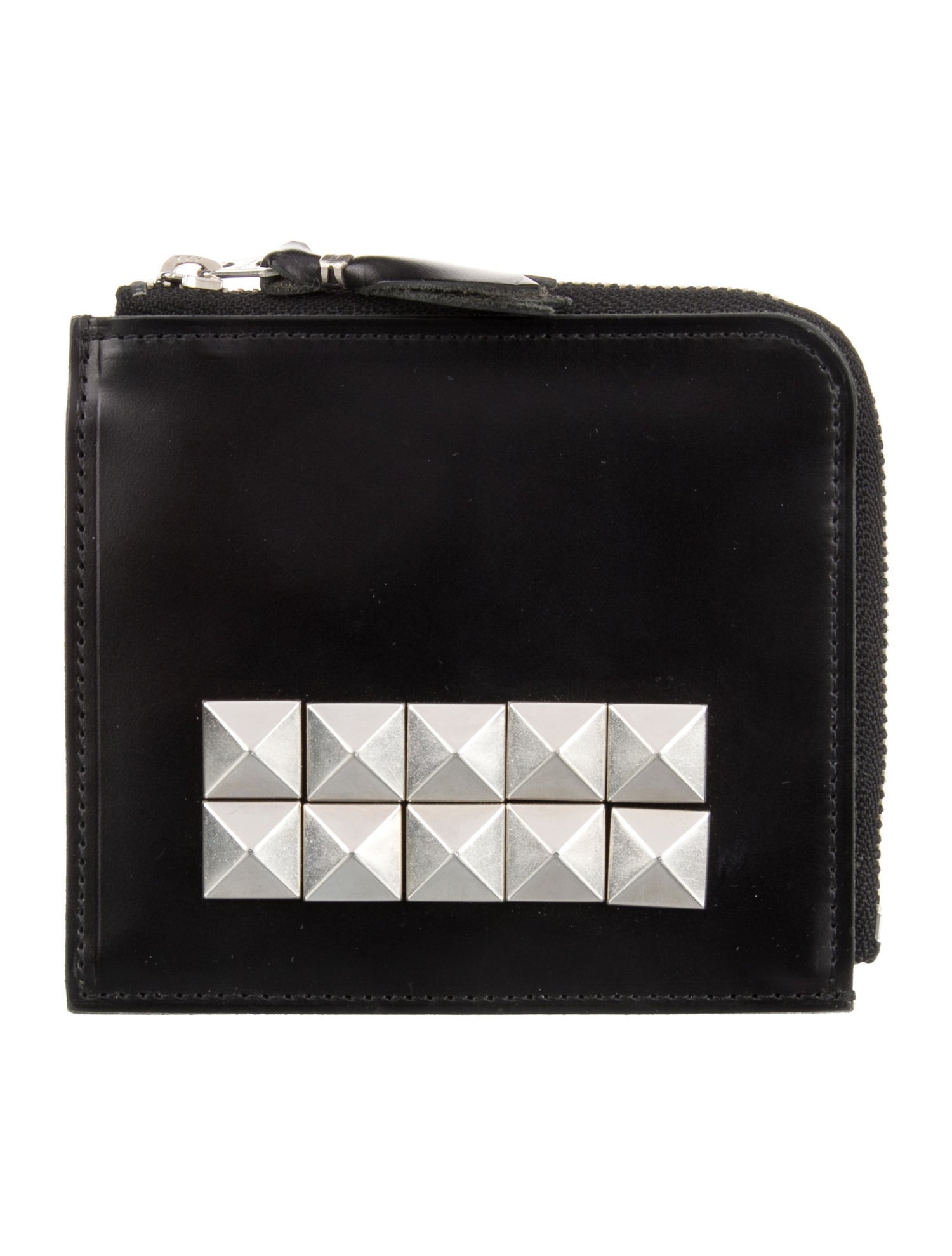 Comme des Garçons Leather Printed Compact Wallet