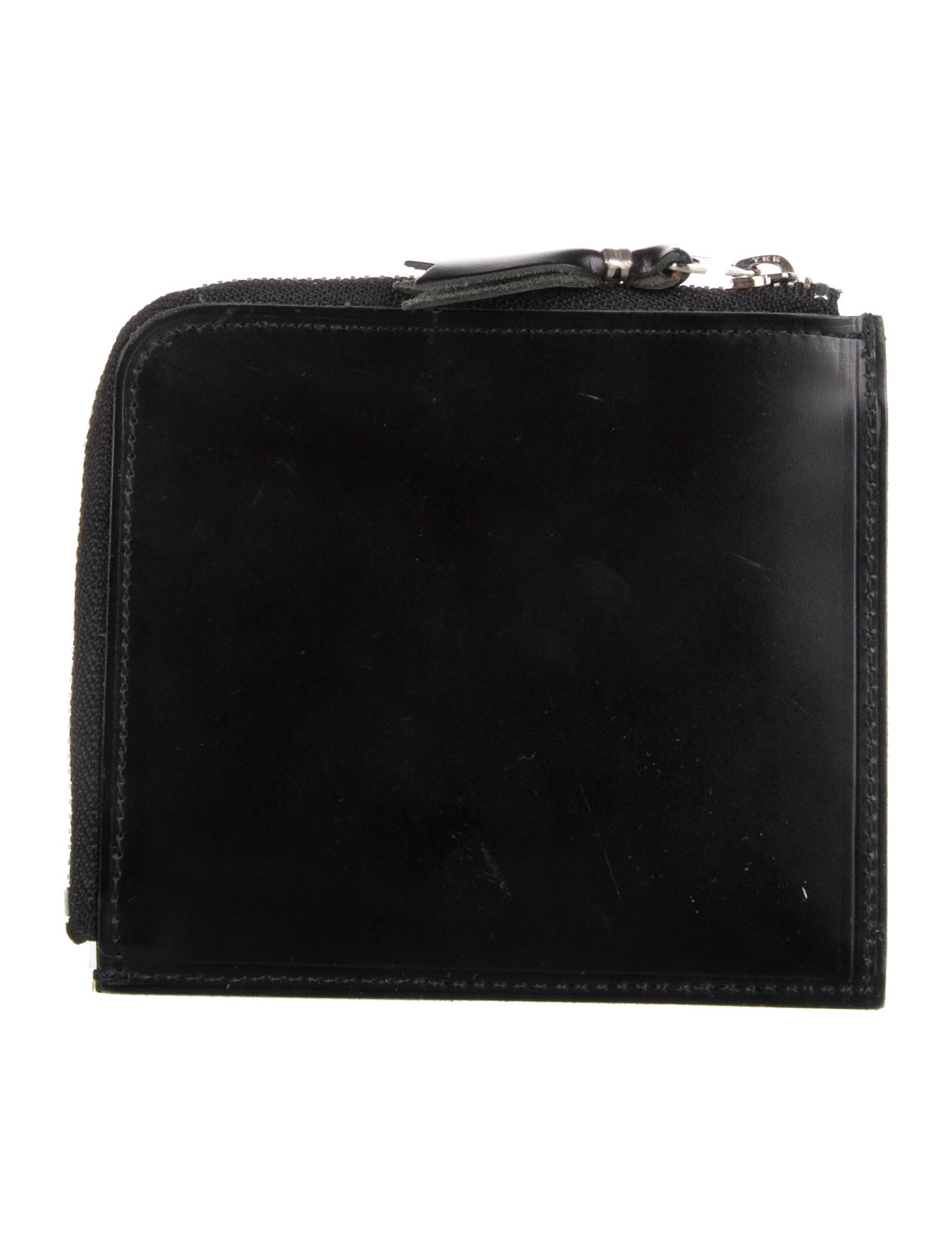 Comme des Garçons Leather Printed Compact Wallet