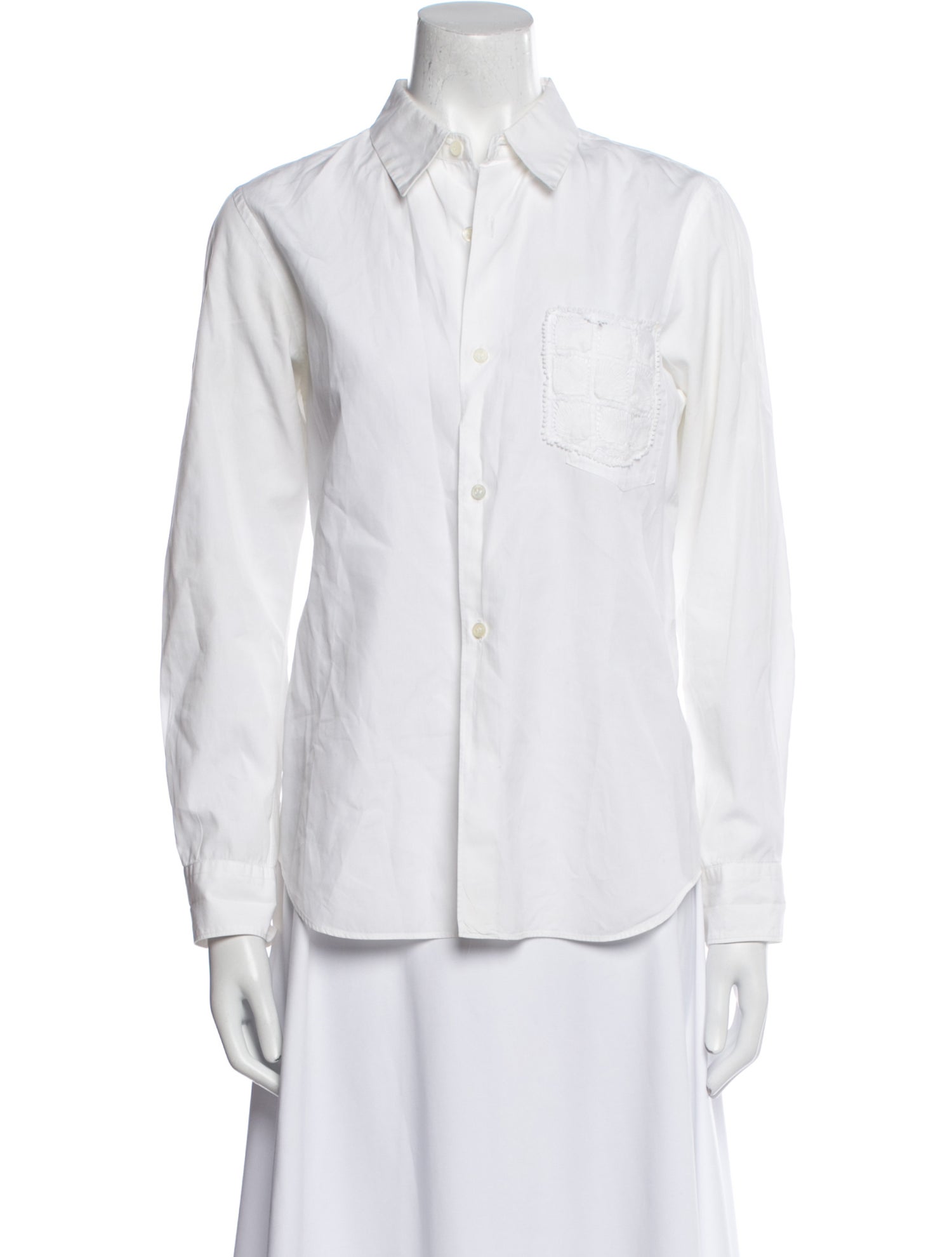 Comme des Garçons Comme des Garçons Long Sleeve Button-Up Top