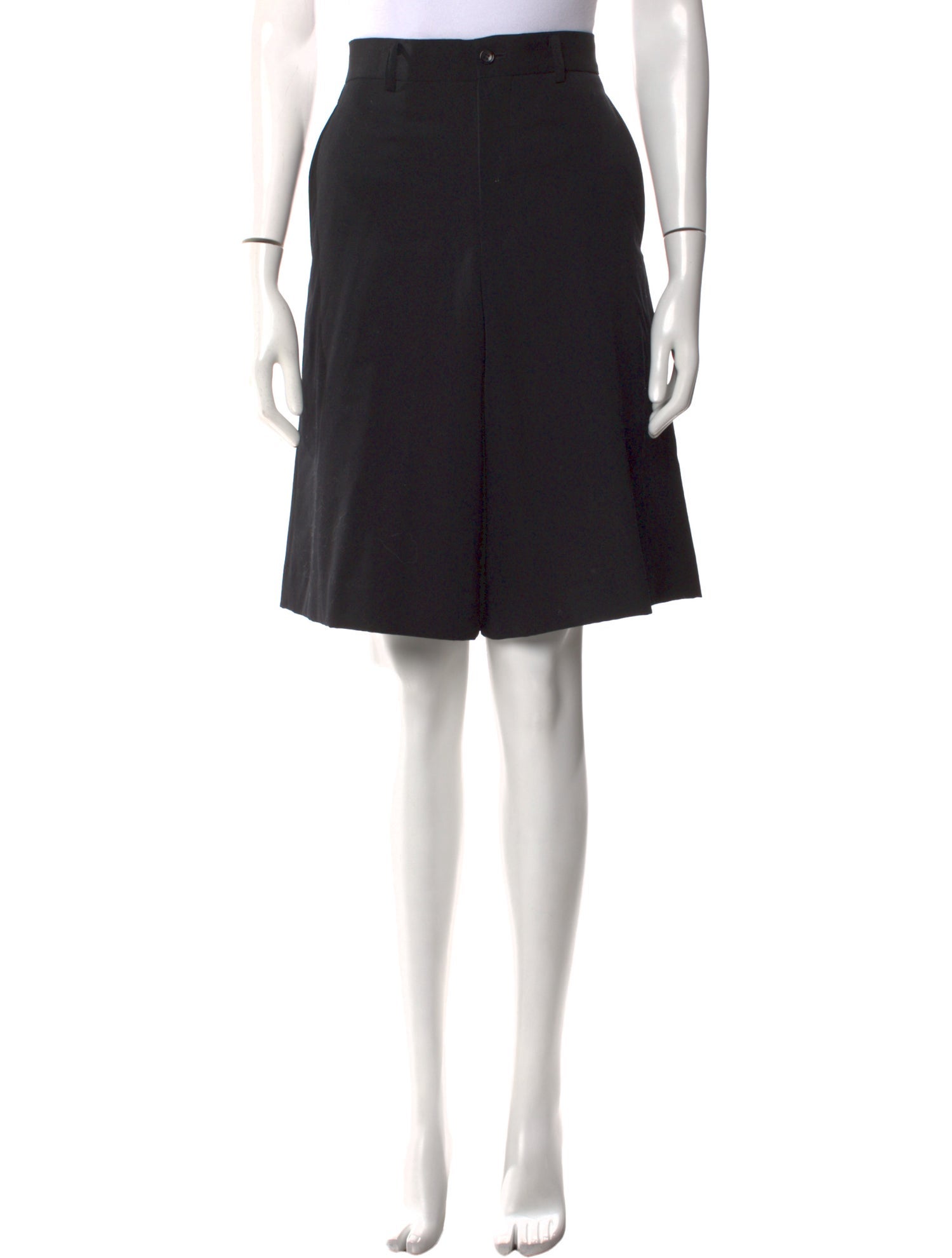 Comme des Garçons Wool Knee-Length Shorts