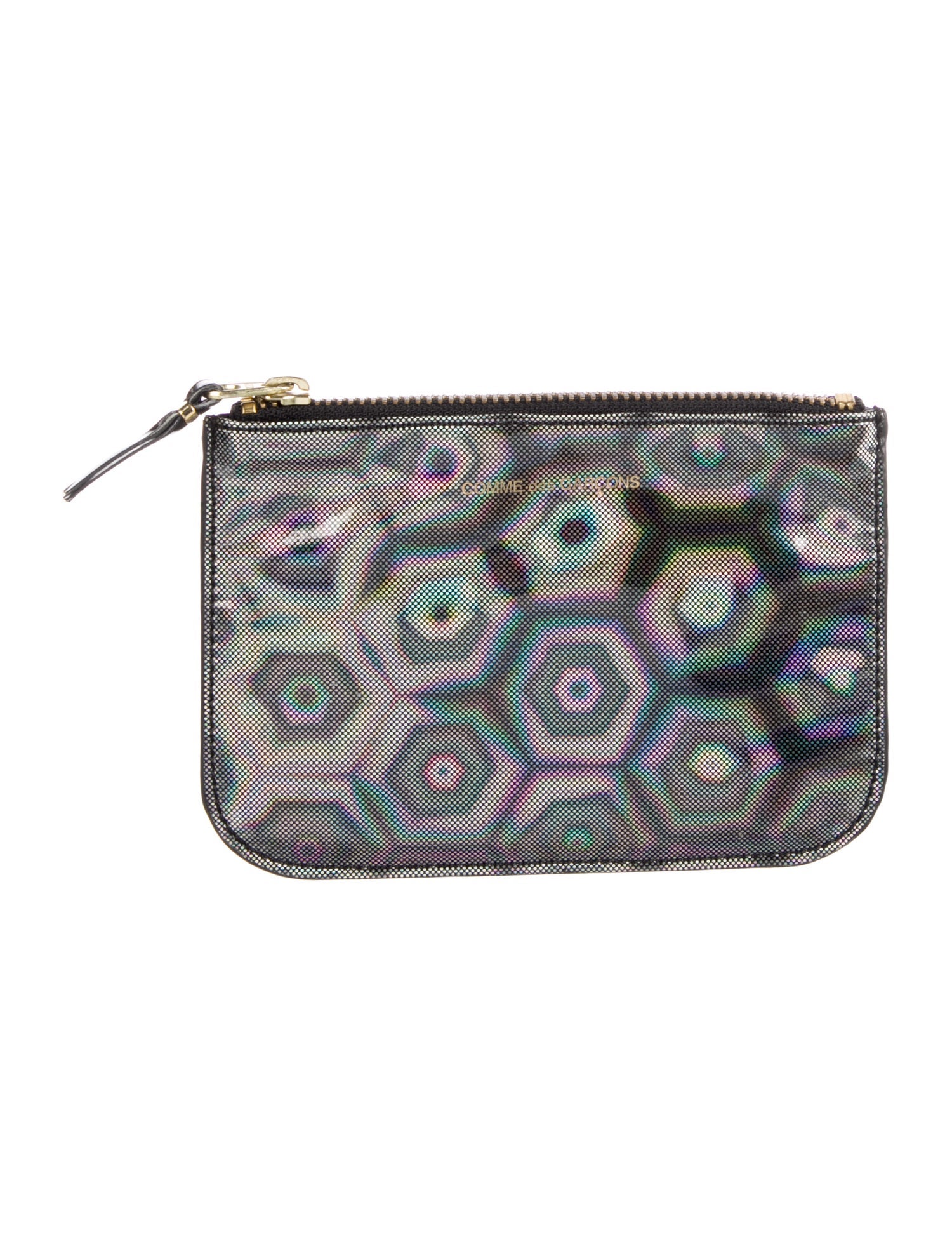 Comme des Garçons Patent Leather Printed Wallet