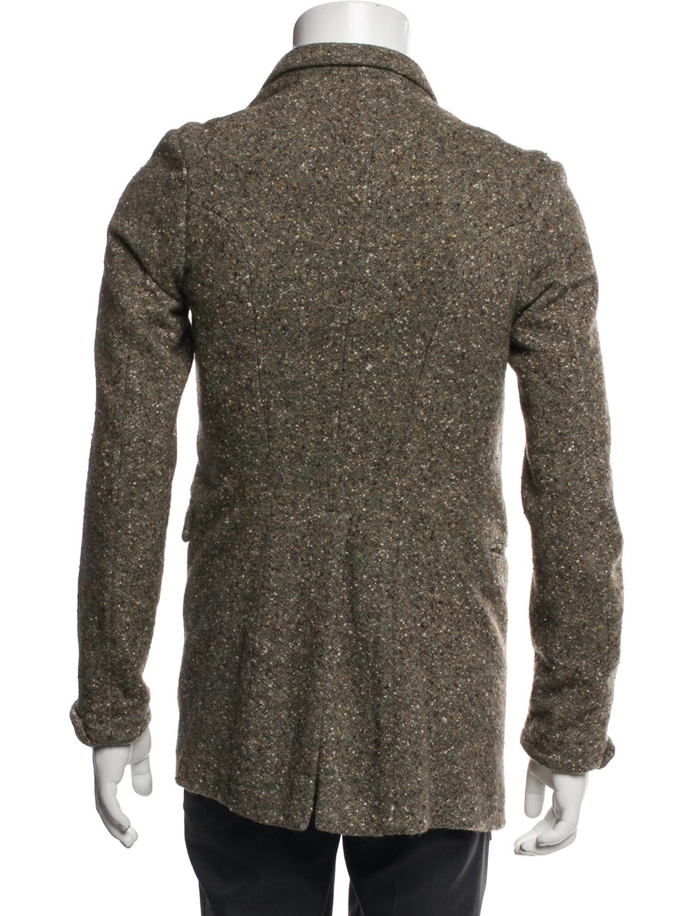 Comme des Garçons Wool Tweed Pattern Peacoat - image 3