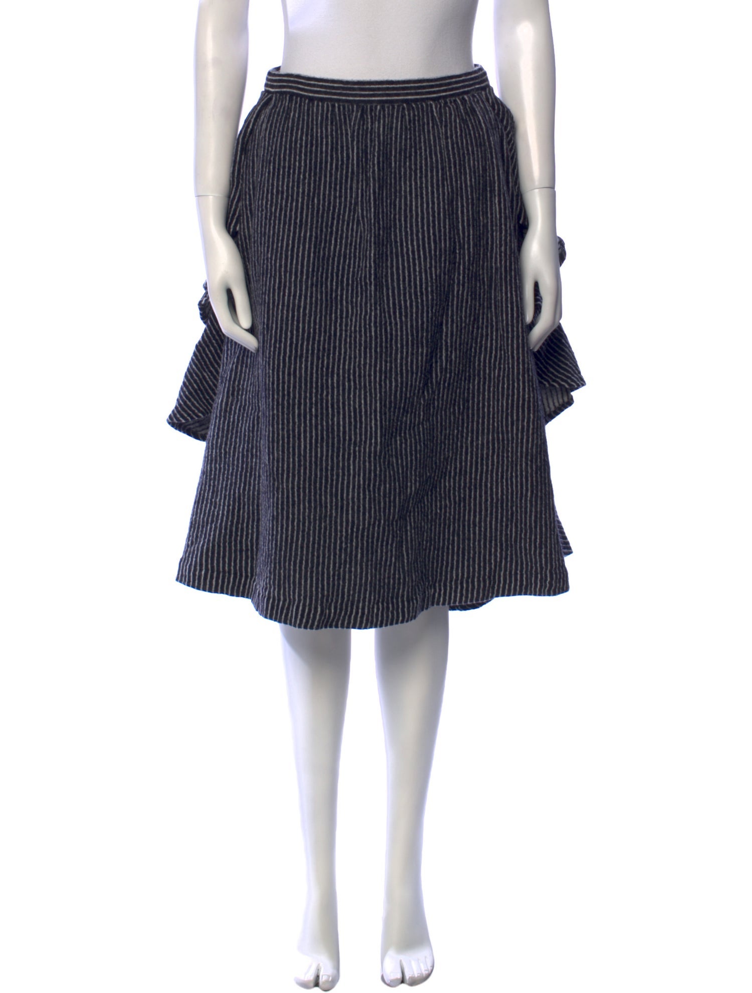 Comme des Garçons Wool Knee-Length Skirt w/ Tags