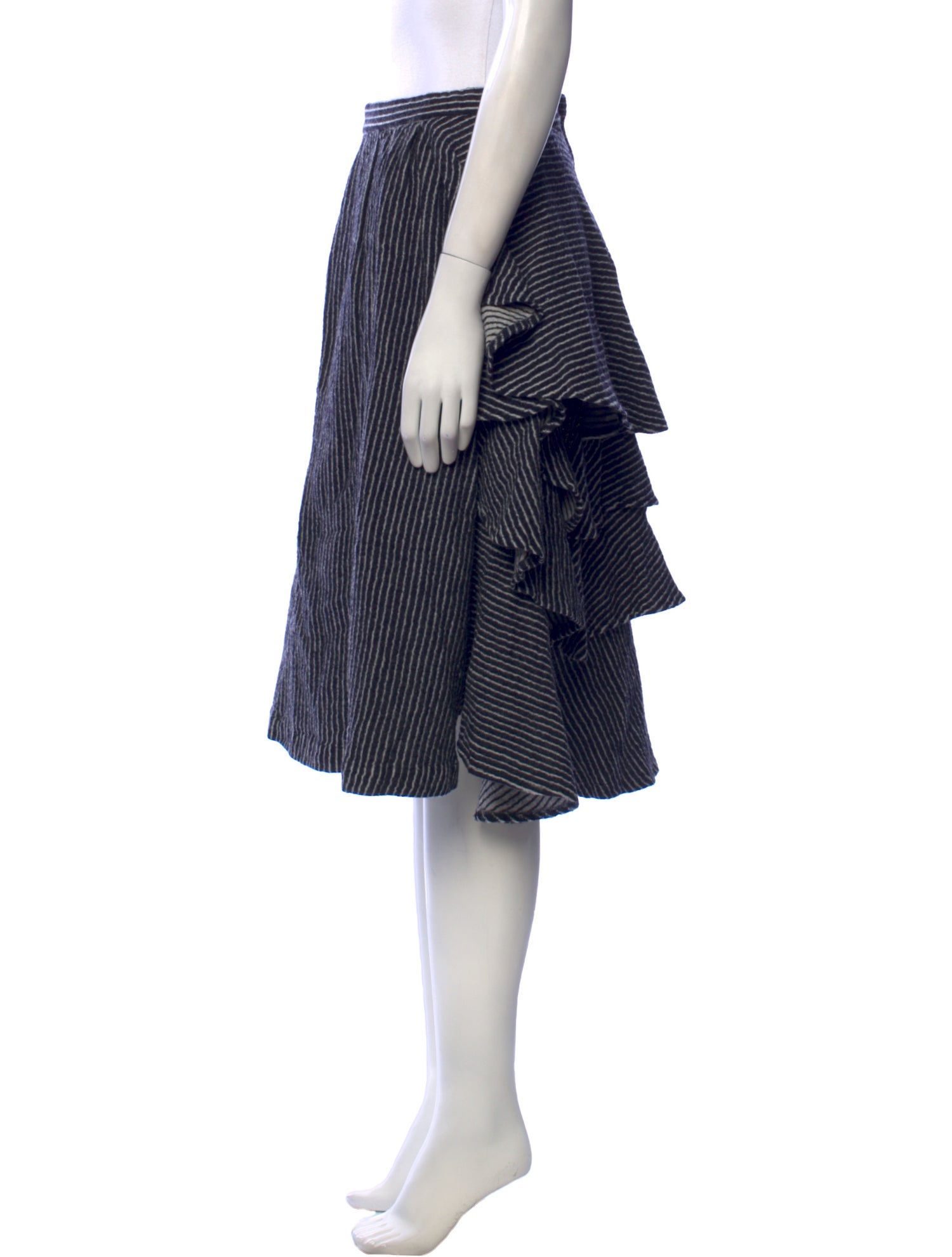 Comme des Garçons Wool Knee-Length Skirt w/ Tags