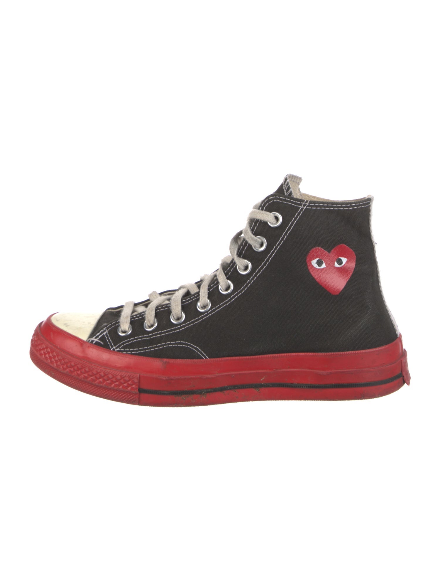 Comme des Garçons Play x Converse Canvas Printed Sneakers