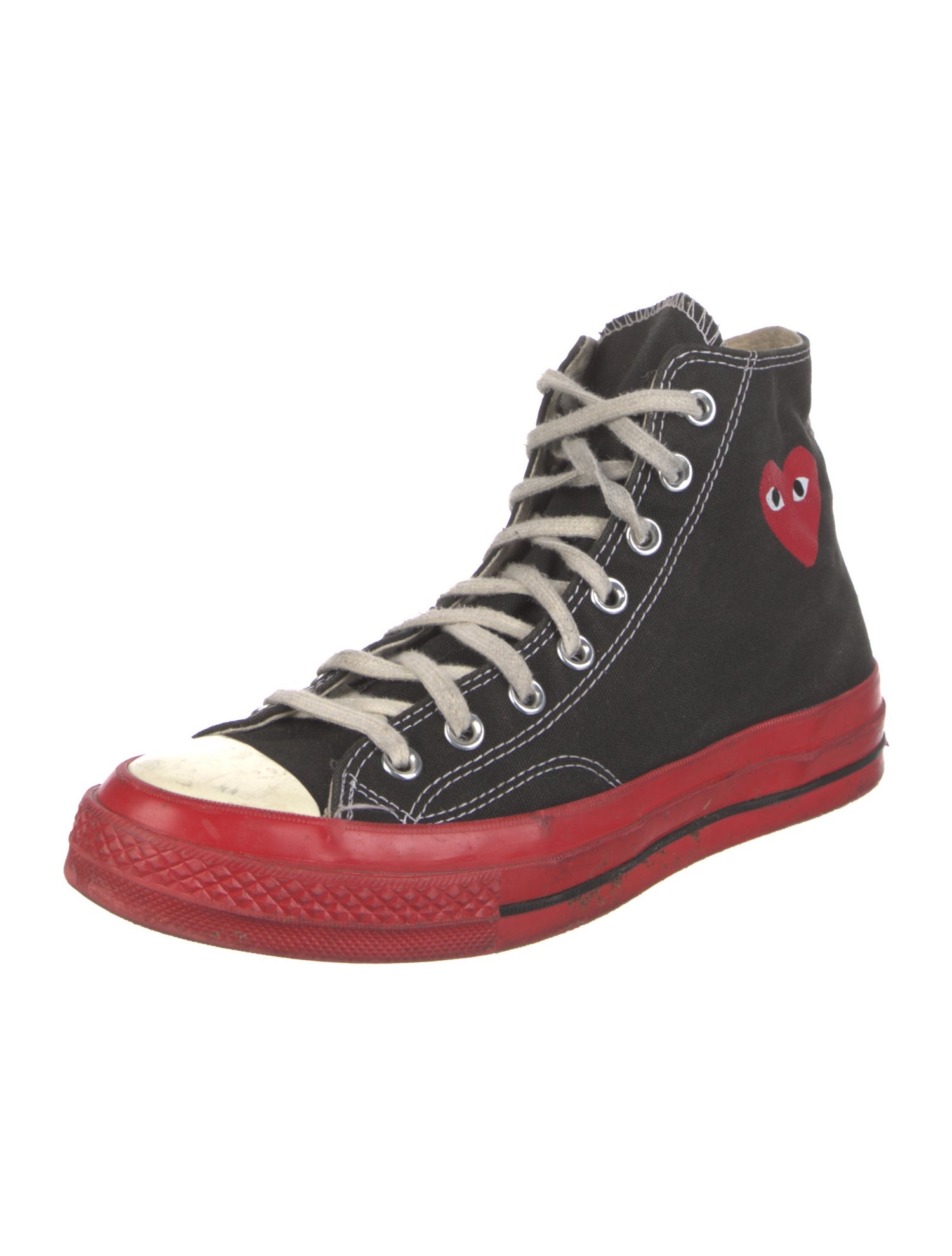 Comme des Garçons Play x Converse Canvas Printed Sneakers