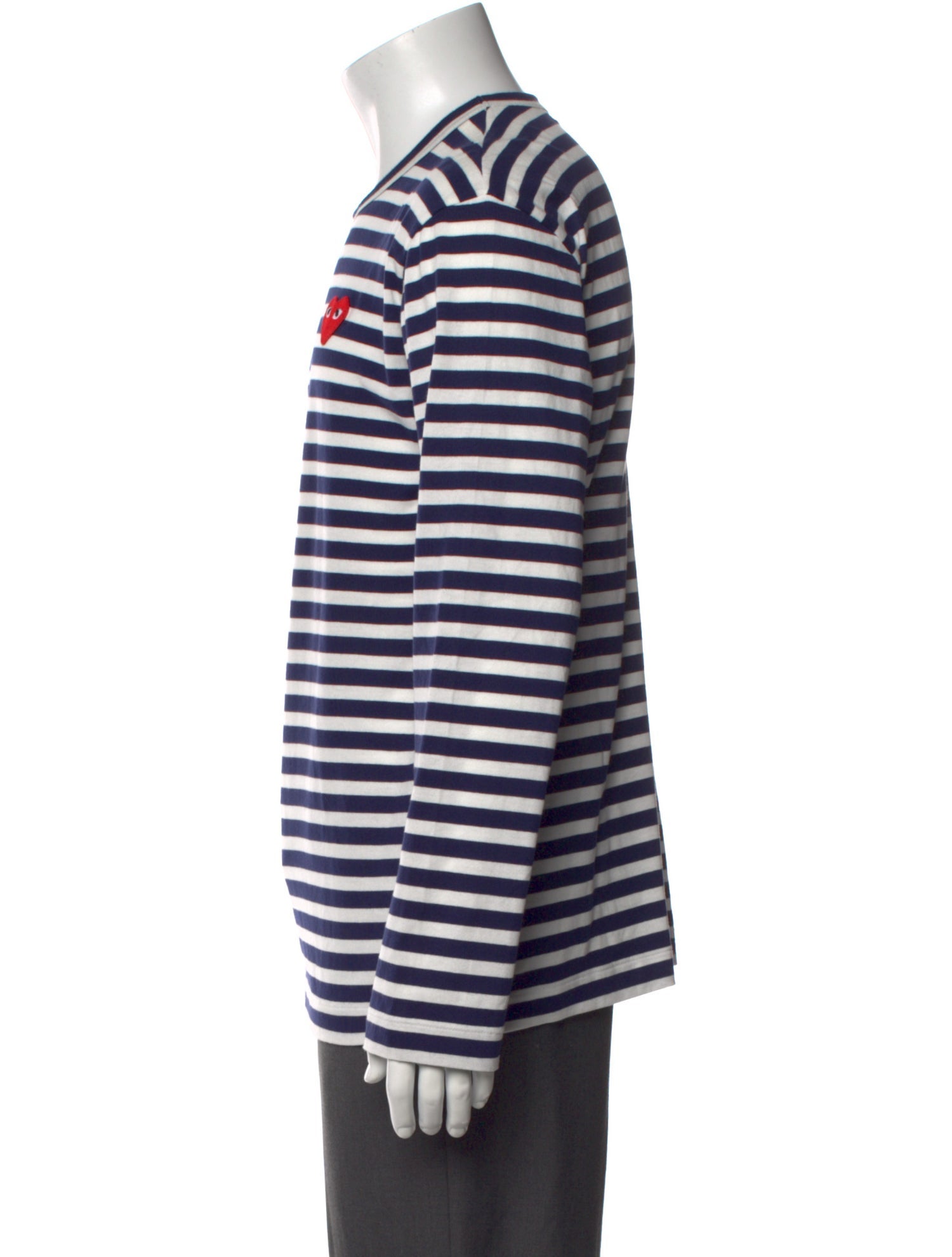 Comme des Garçons Play Striped Crew Neck T-Shirt