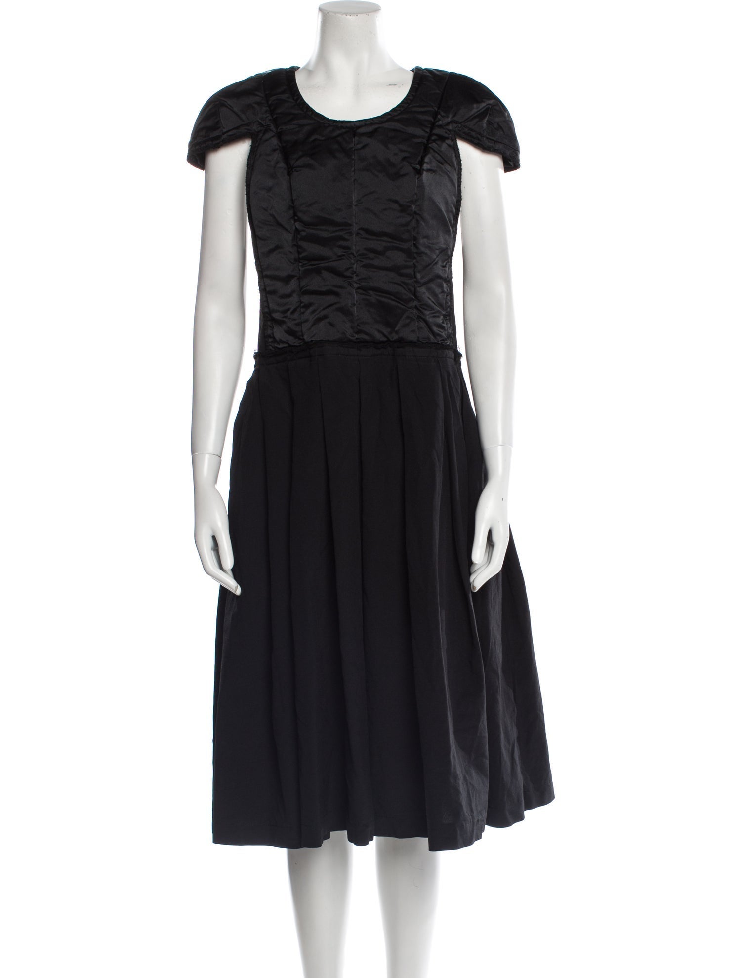 Comme des Garçons Scoop Neck Long Dress