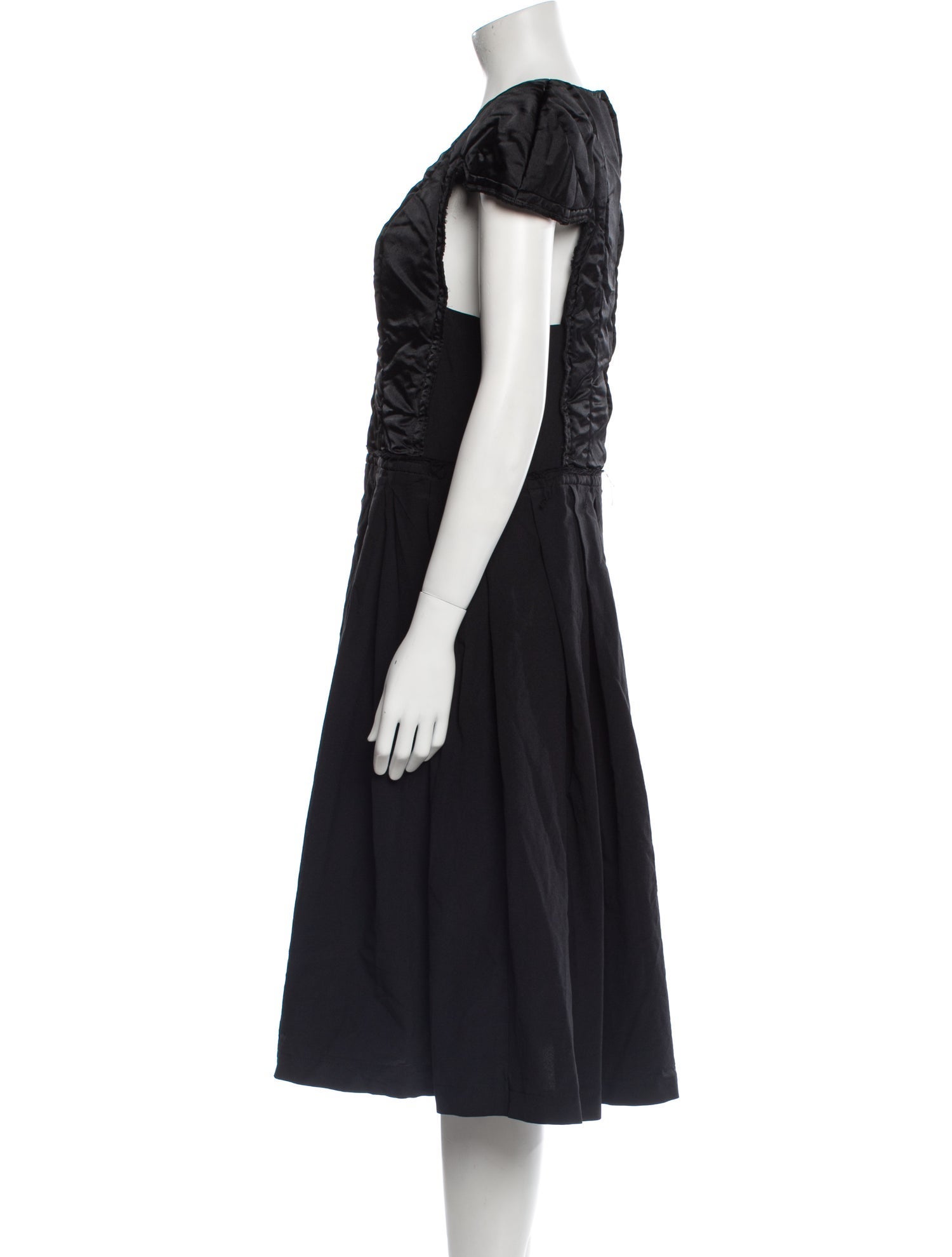 Comme des Garçons Scoop Neck Long Dress