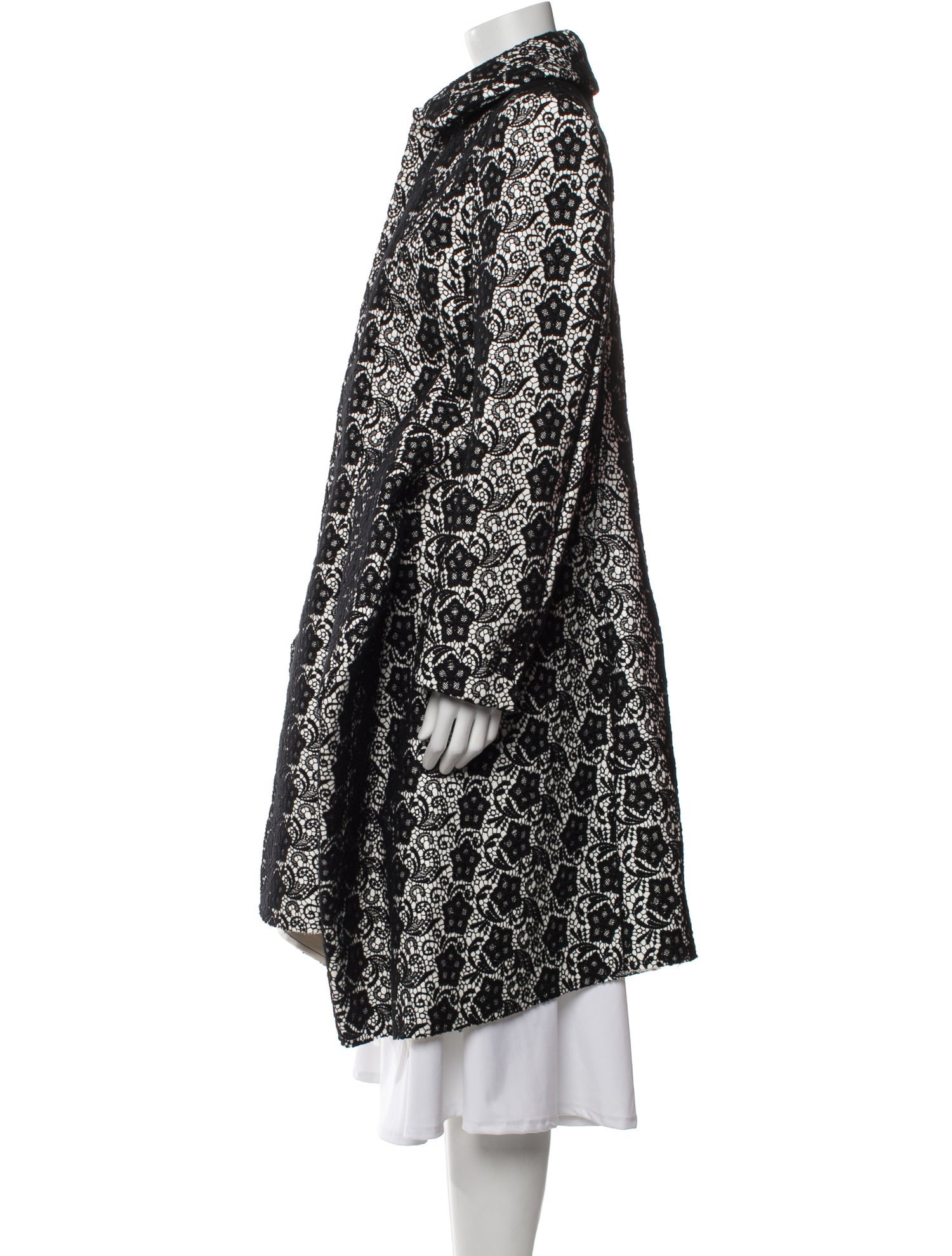 Comme des Garçons 2022 'Black Rose' Trench Coat w/ Tags