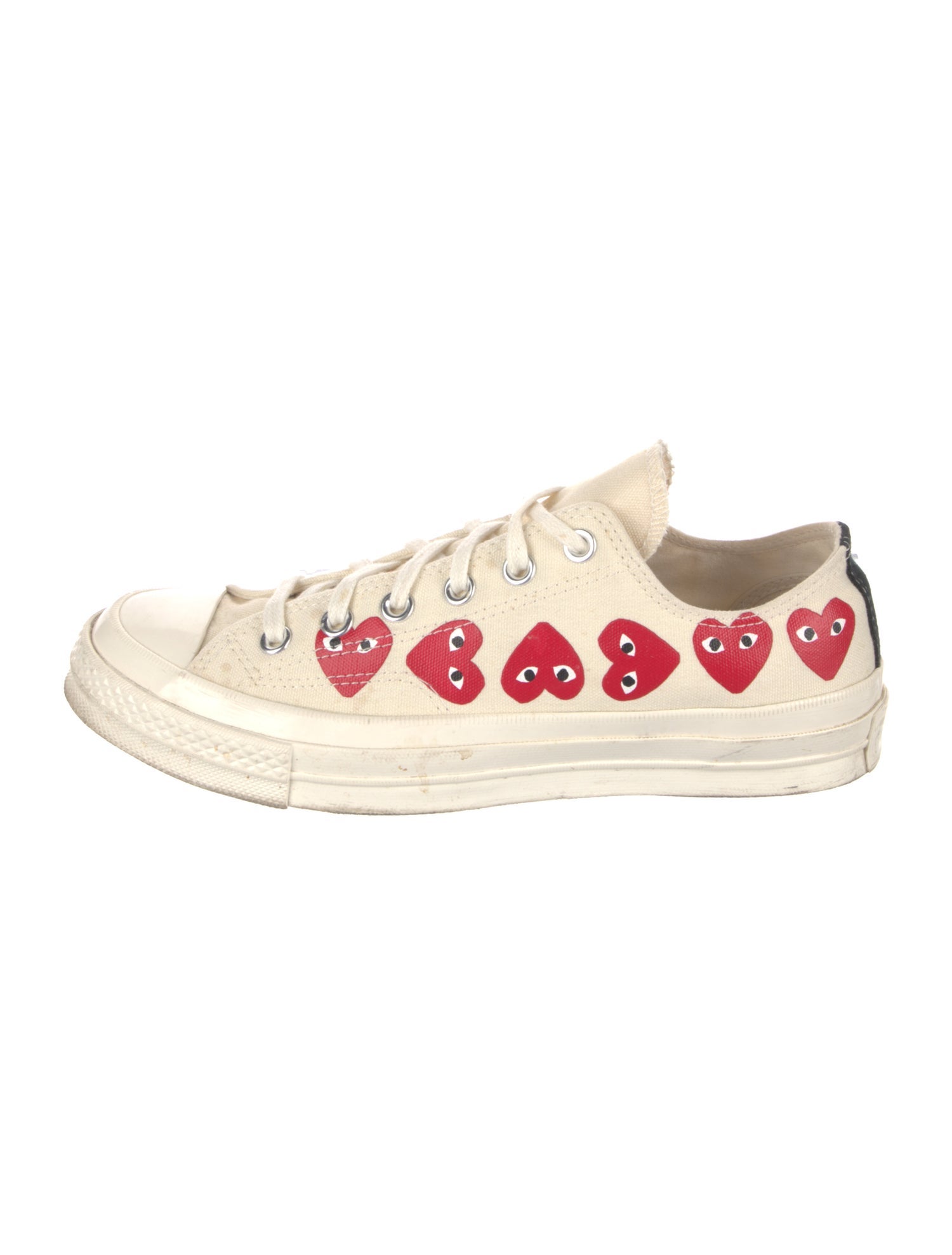 Comme des Garçons Play x Converse Canvas Printed Sneakers