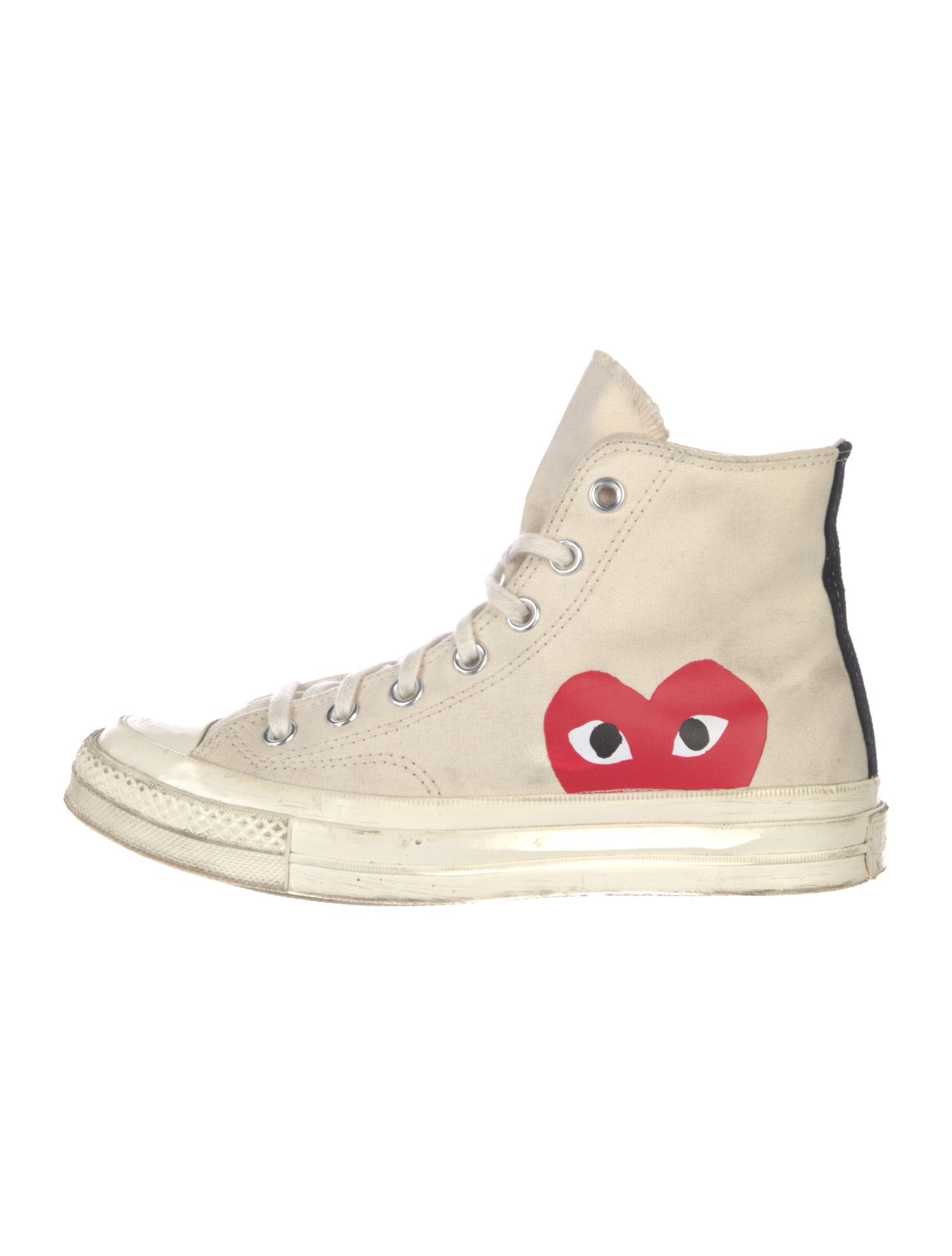 Comme des Garçons Play x Converse Canvas Printed Sneakers