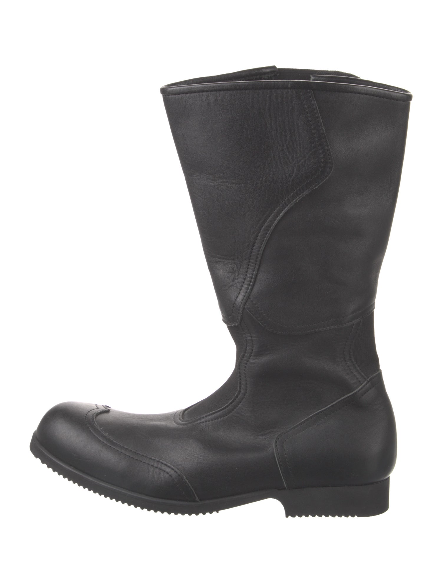 Comme des Garçons Leather Rain Boots