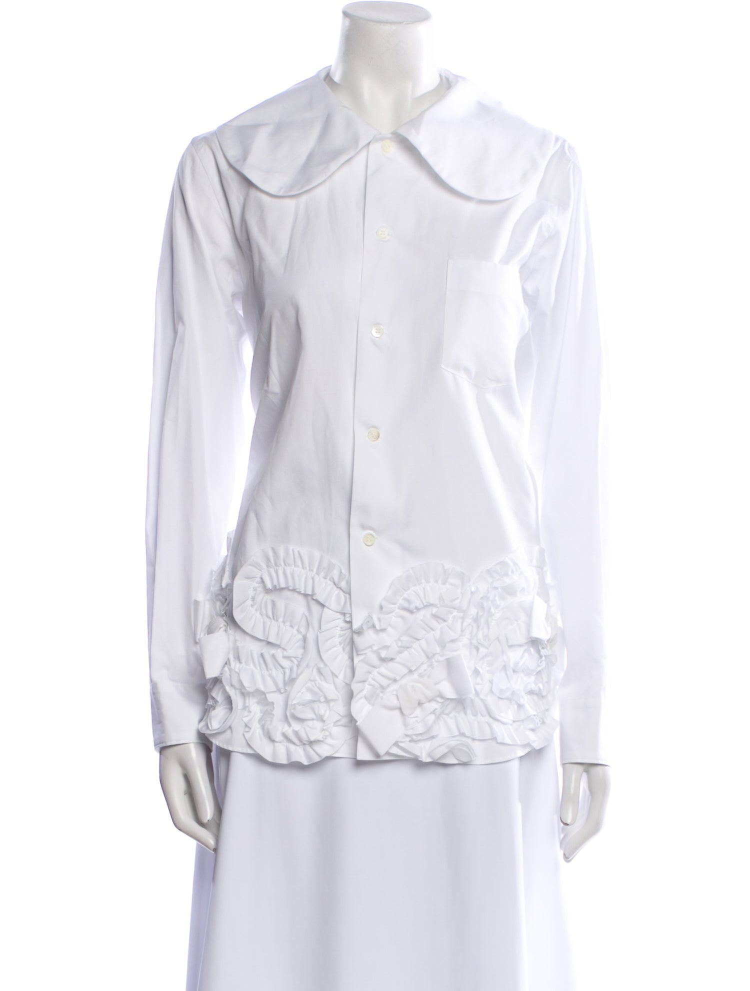 Comme des Garçons Comme des Garçons Long Sleeve Button-Up Top