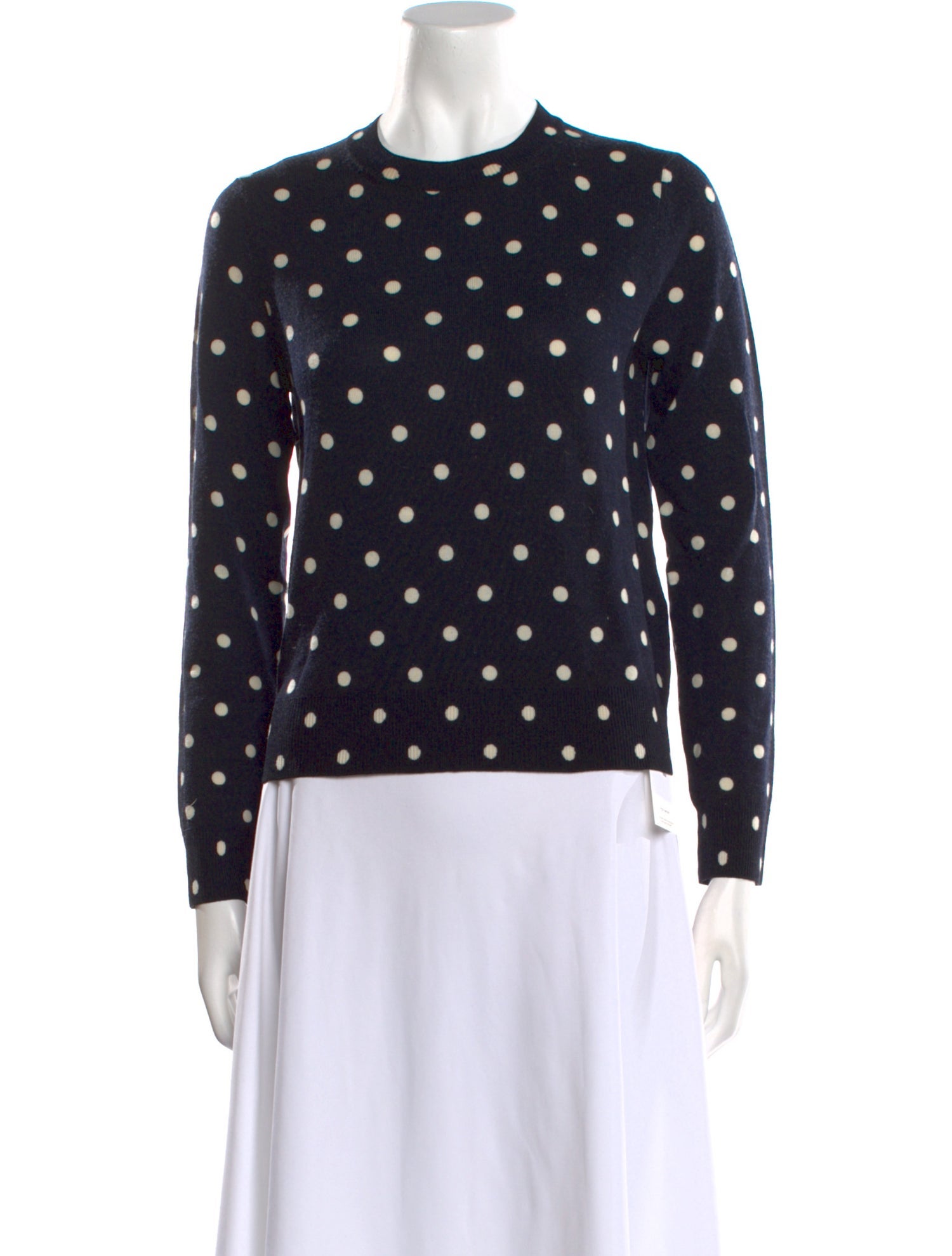 Comme des Garçons Comme des Garçons Wool Polka Dot Print Sweater