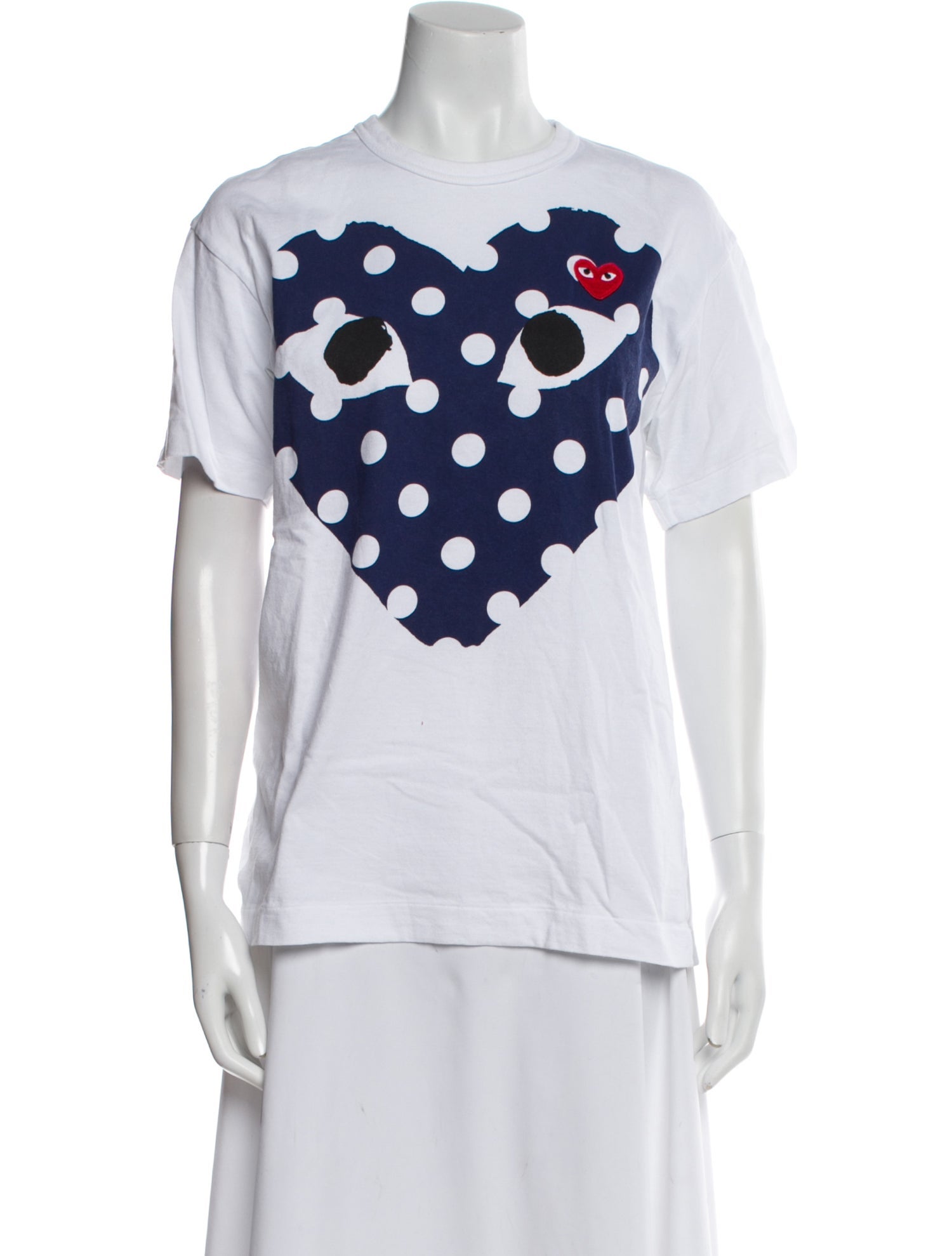Comme des Garçons Play Graphic Print Crew Neck T-Shirt