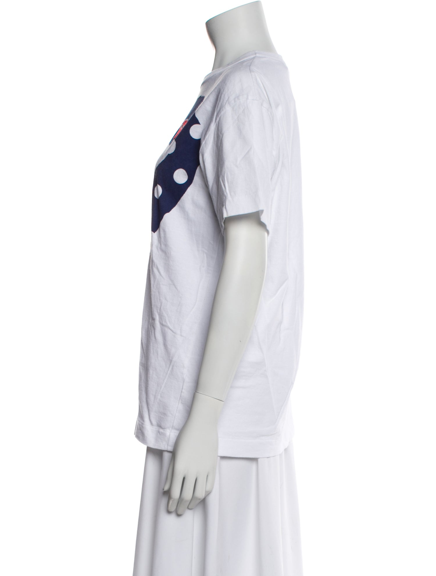 Comme des Garçons Play Graphic Print Crew Neck T-Shirt