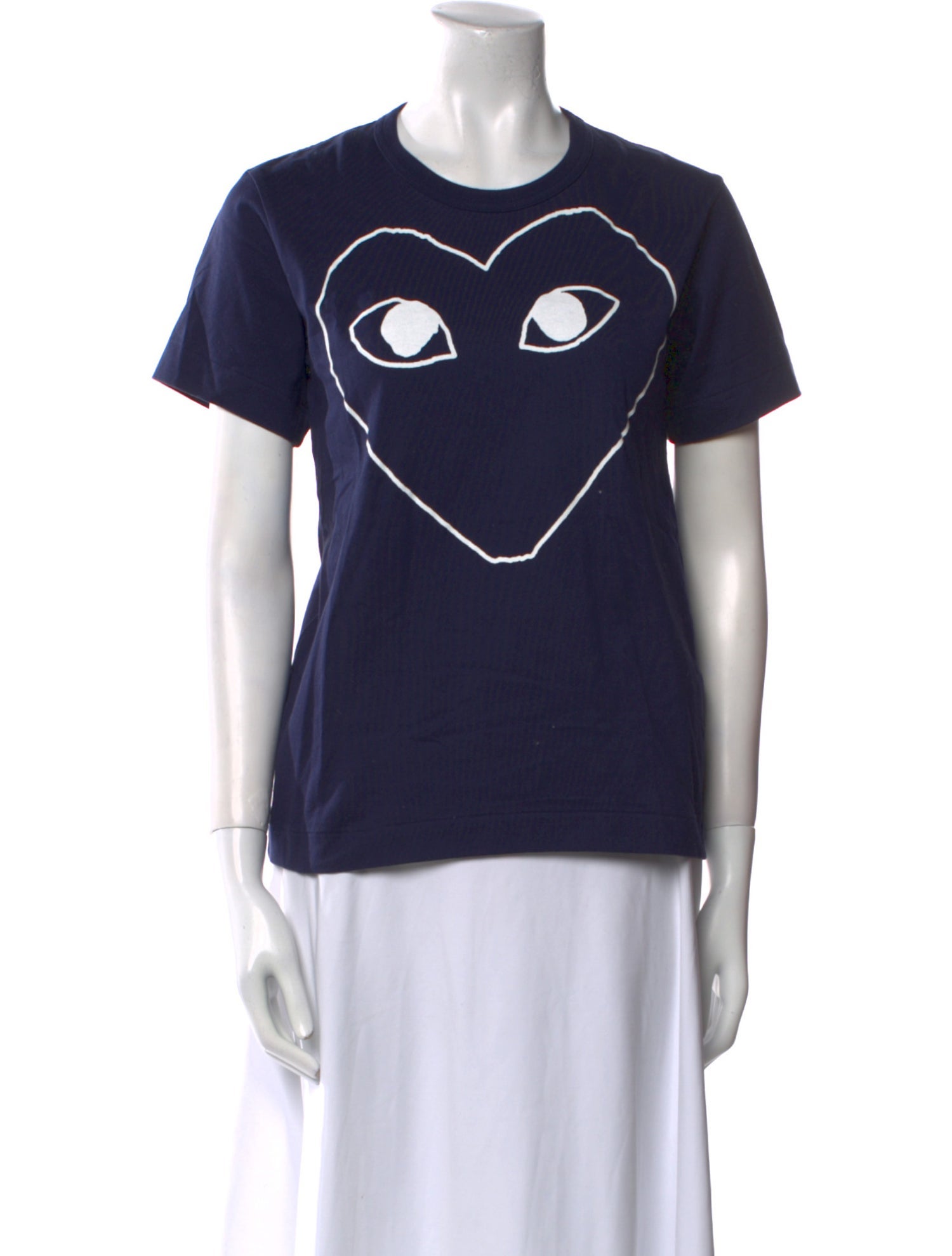 Comme des Garçons Play Graphic Print Crew Neck T-Shirt w/ Tags