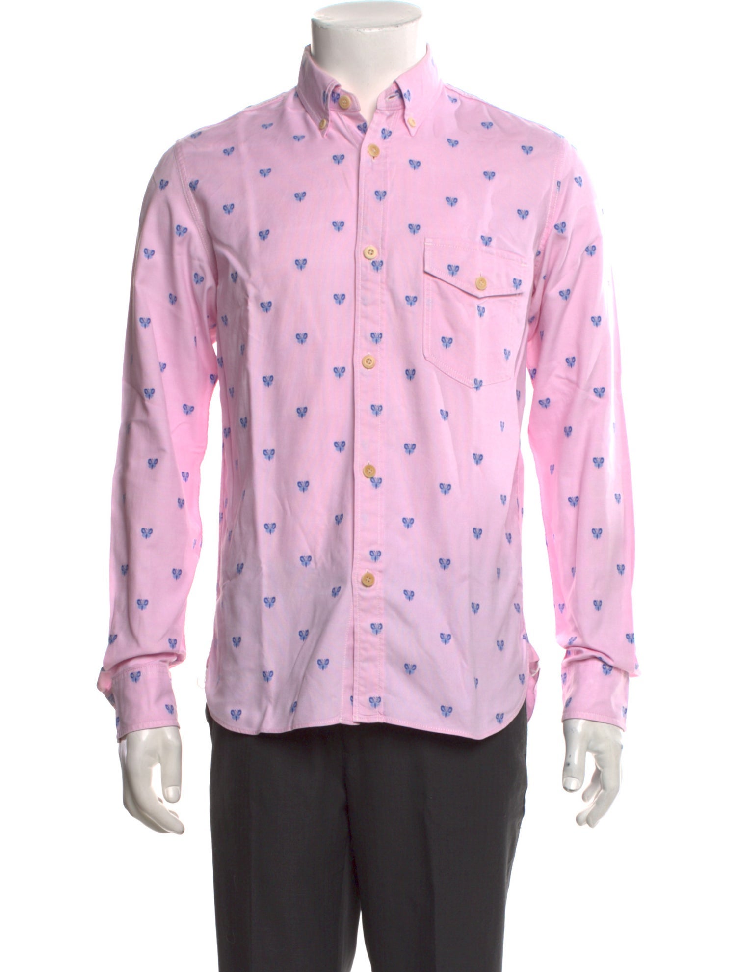 Comme des Garçons Homme Printed Long Sleeve Shirt