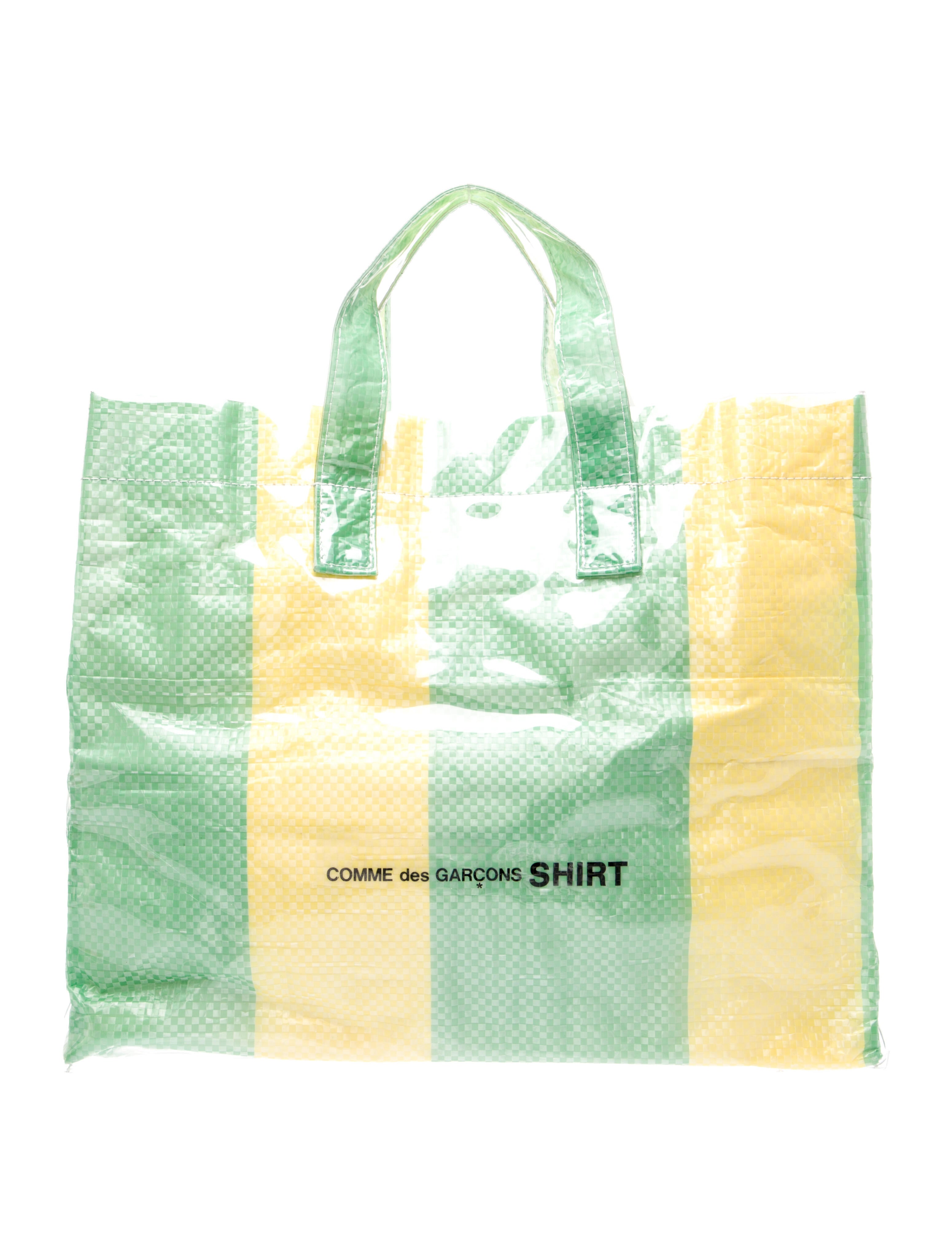 COMME des GARCONS SHIRT Cotton × PVC bag FUTURA x COMME des GARCONS SHIRT PVC TOTE BAG CDG FUTURA2000 BLACK